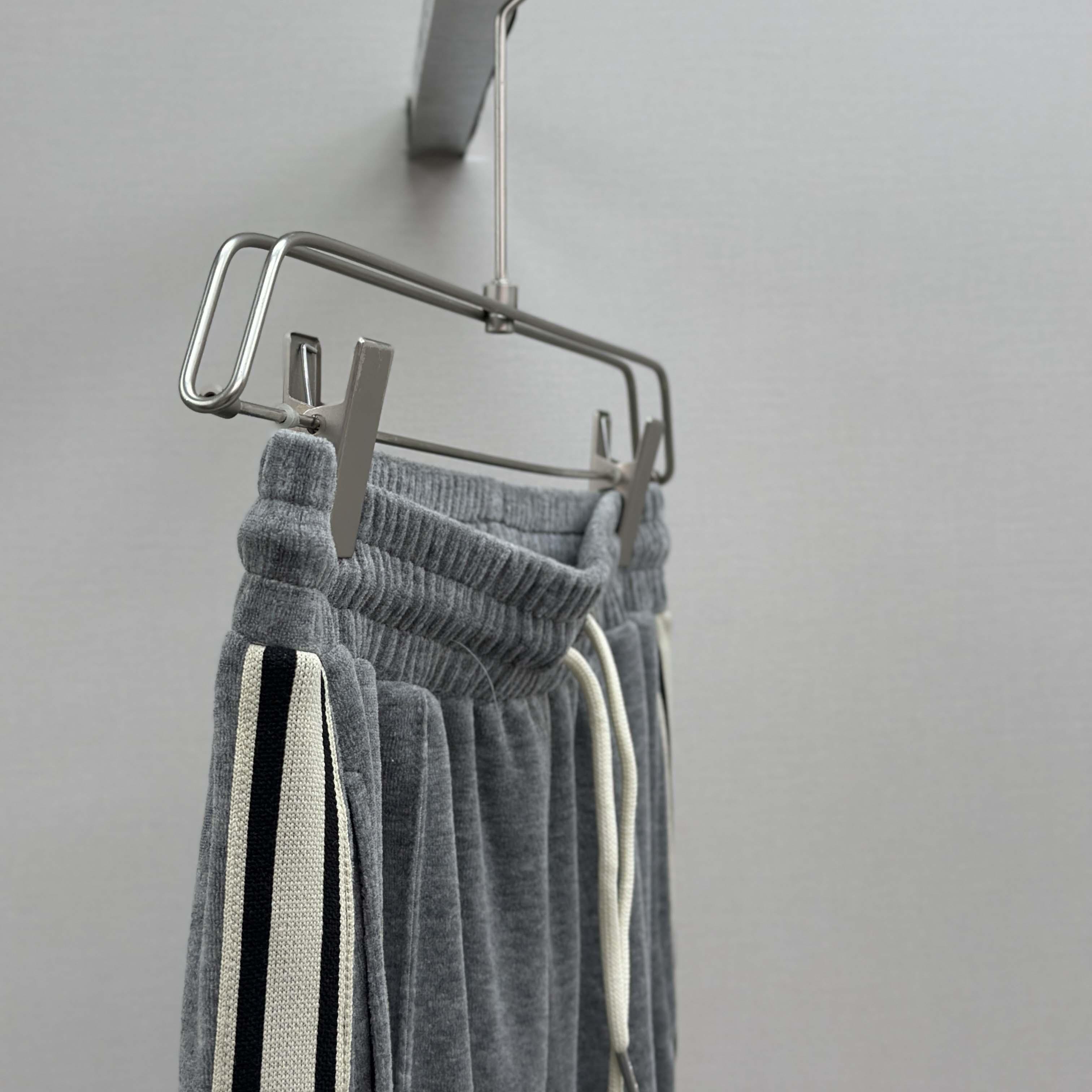 Celine Track Pants In Velvet Cotton - DesignerGu