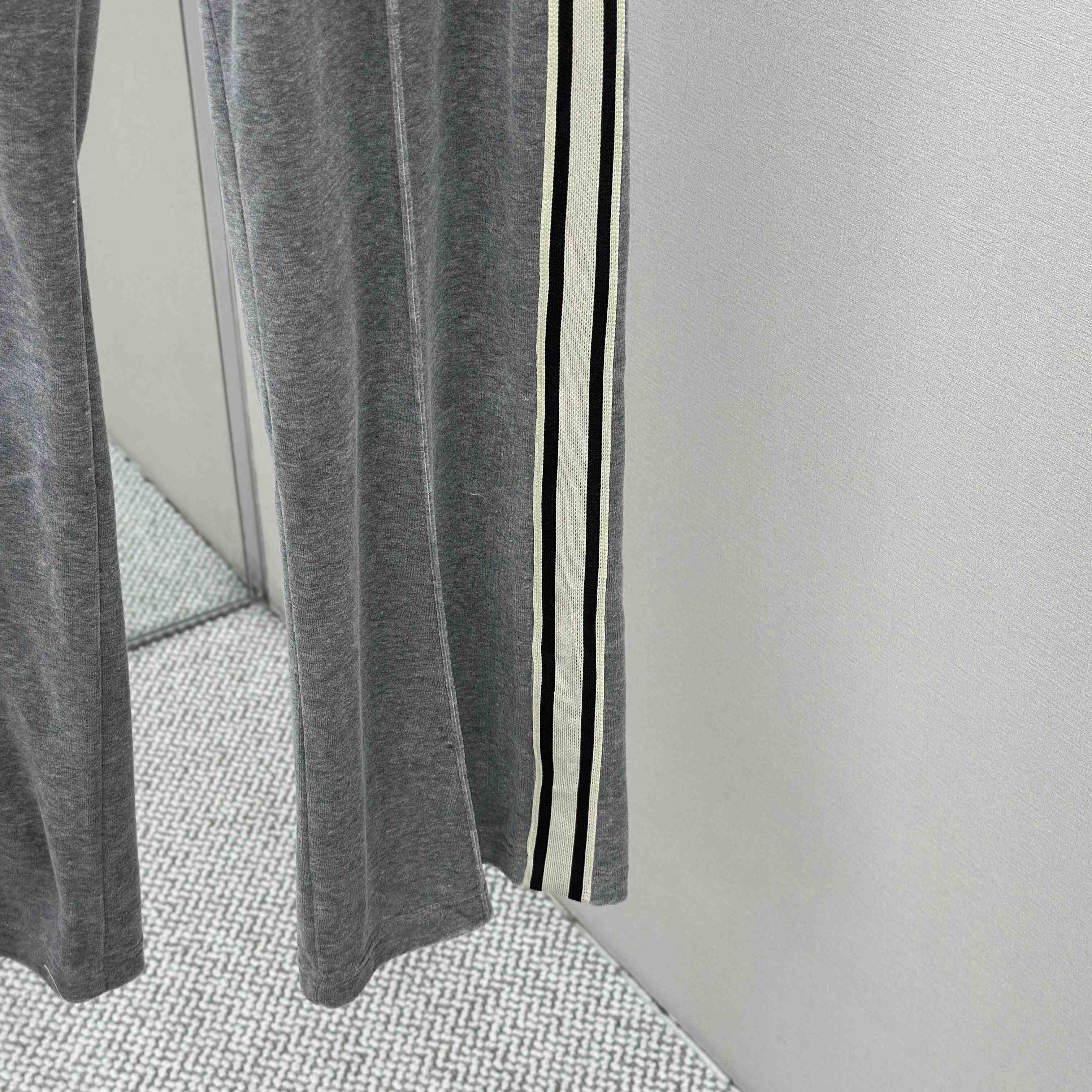 Celine Track Pants In Velvet Cotton - DesignerGu