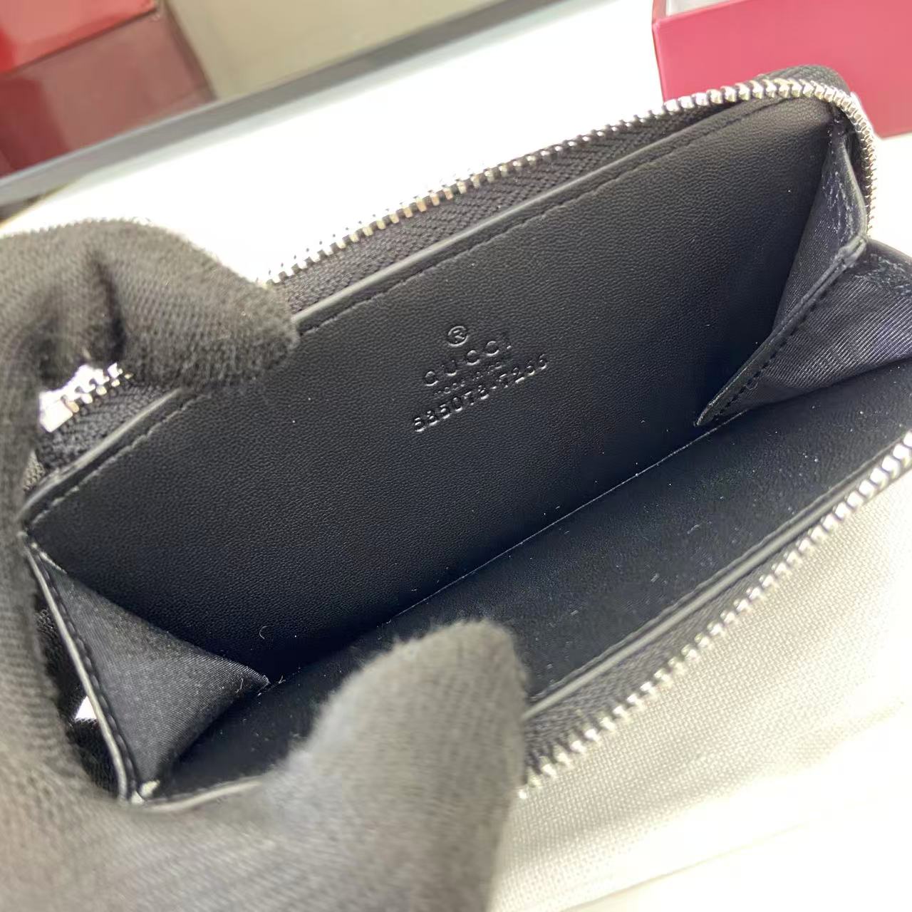 Gucci Zip Card Case With Logo - DesignerGu