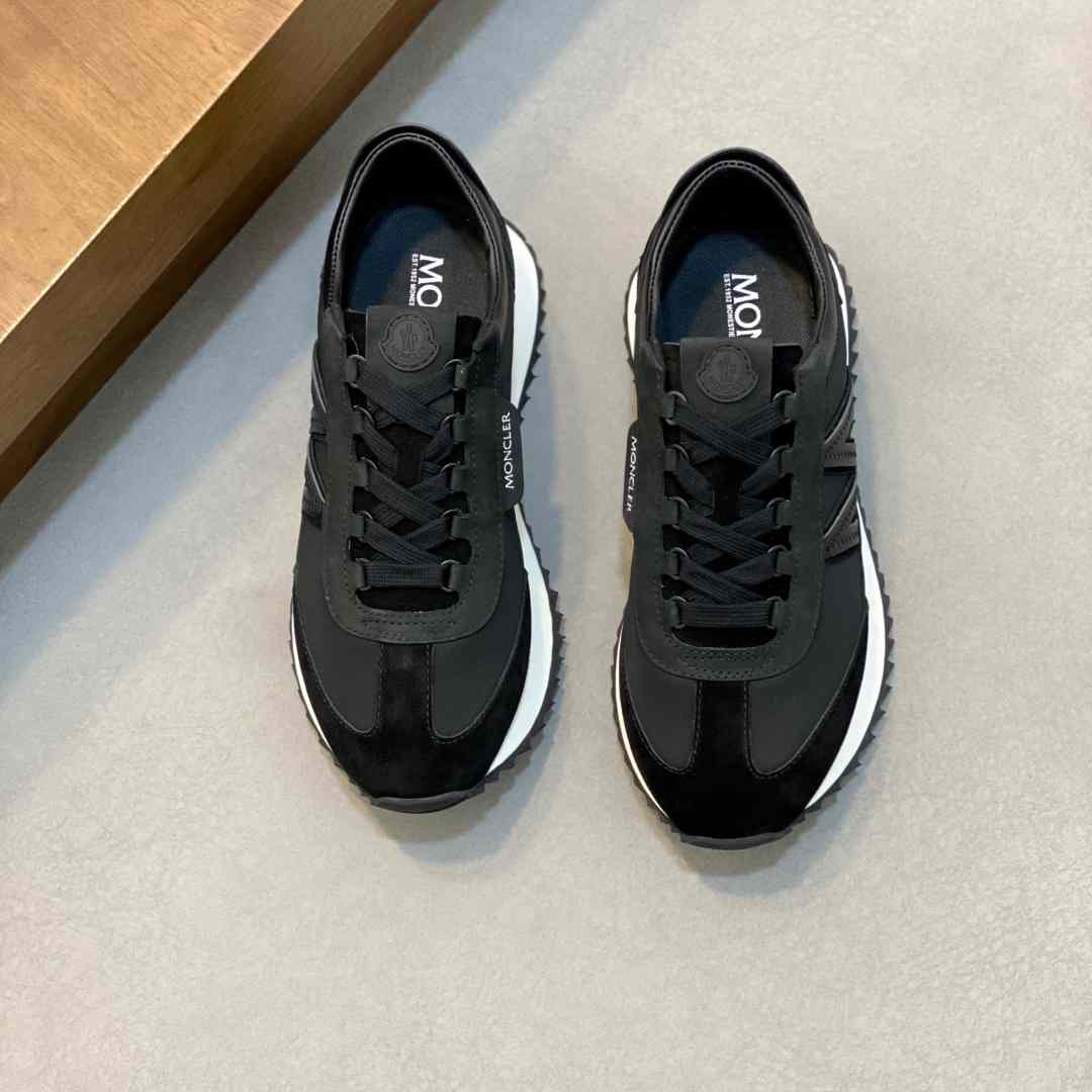 Moncler Pacey2 Suede & Nubuck Trainers - DesignerGu
