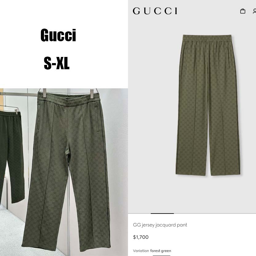 Gucci GG Jersey Jacquard Pant - DesignerGu