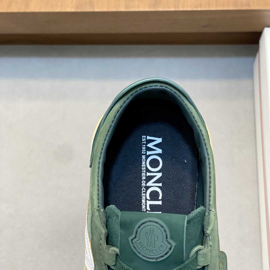 Moncler Pacey2 Suede & Nubuck Trainers - DesignerGu