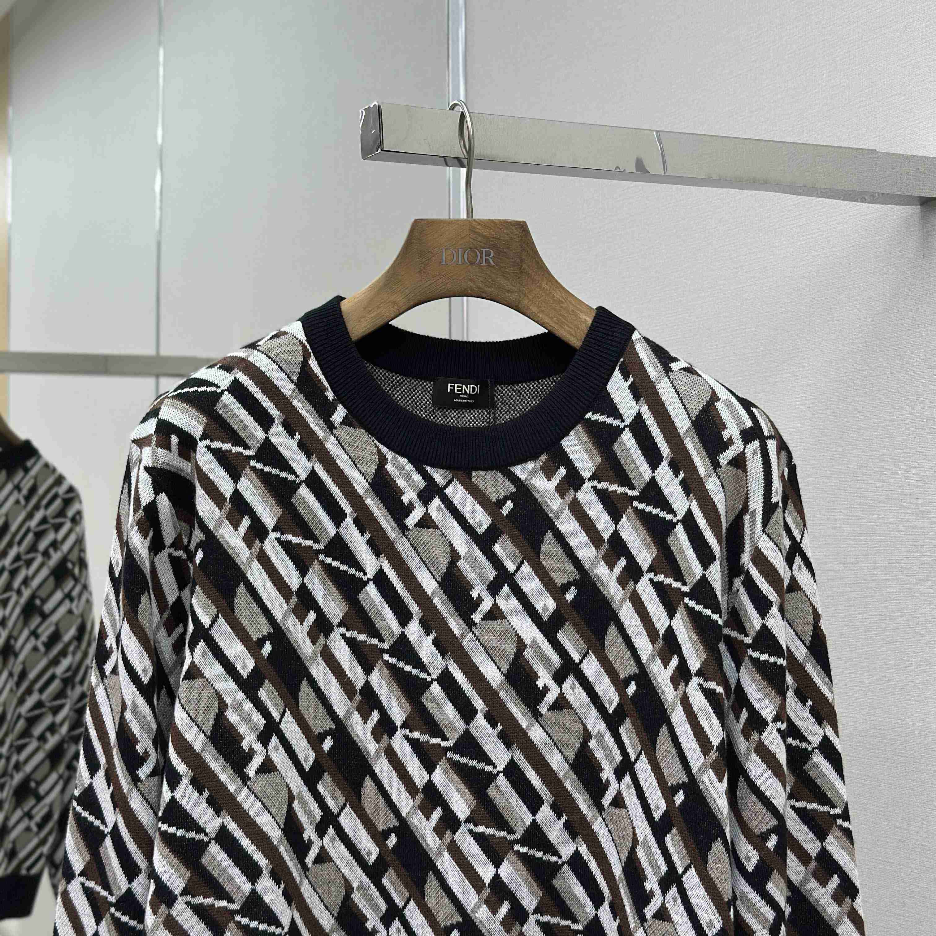 Fendi Multicolor Wool Jumper - DesignerGu