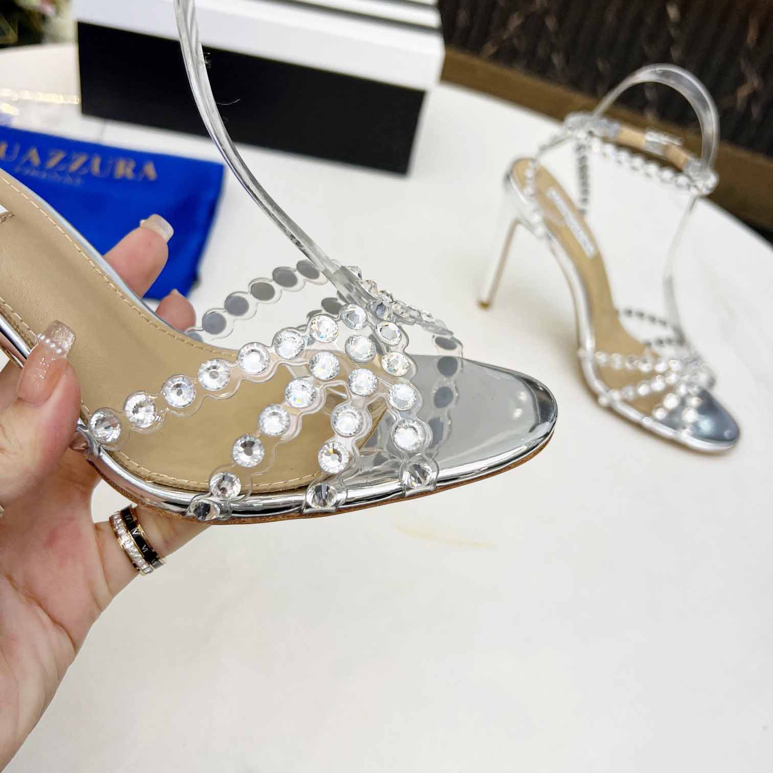 Aquazzura Tequila Plexi Sanda    - DesignerGu