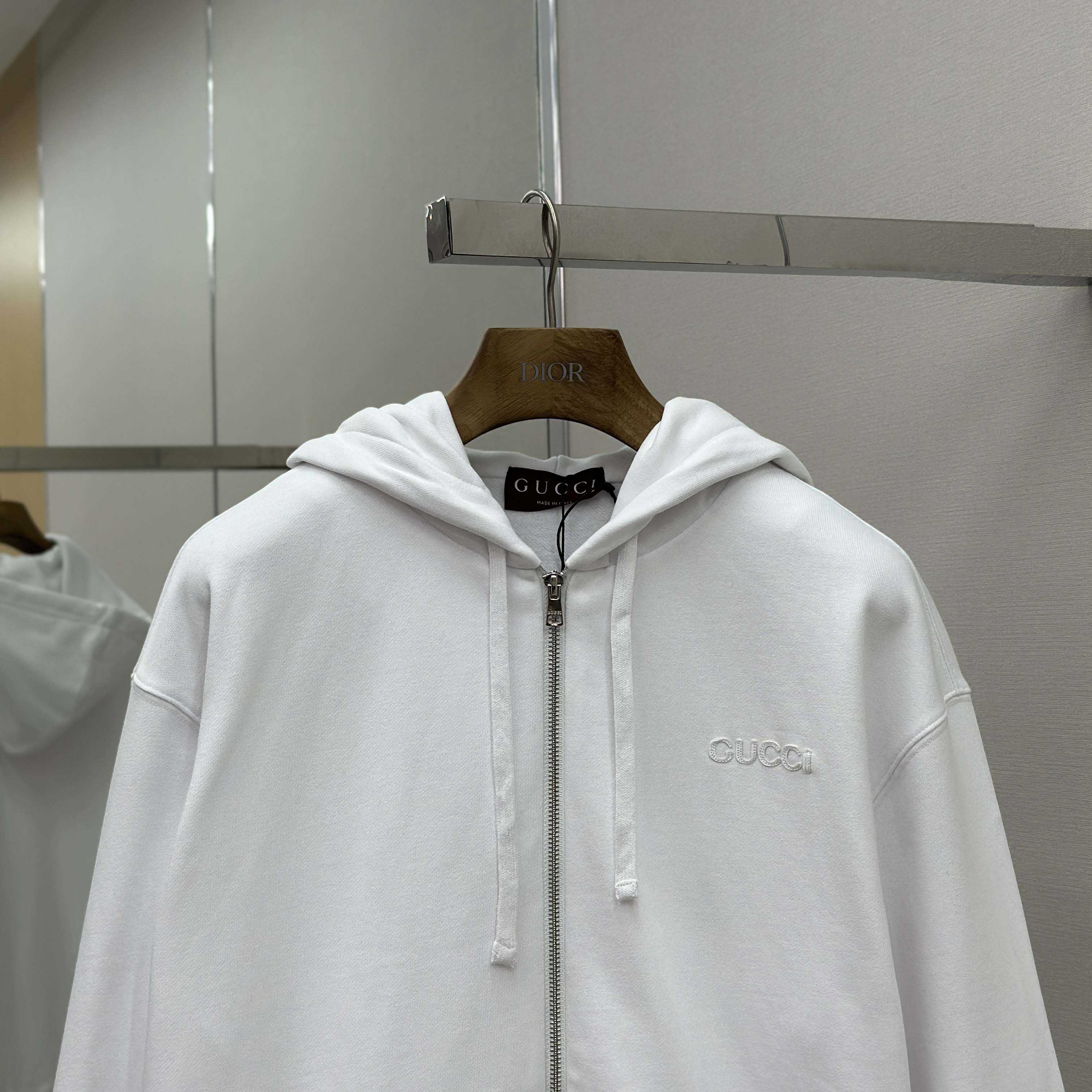 Gucci Cotton Jersey Sweatshirt With Web - DesignerGu