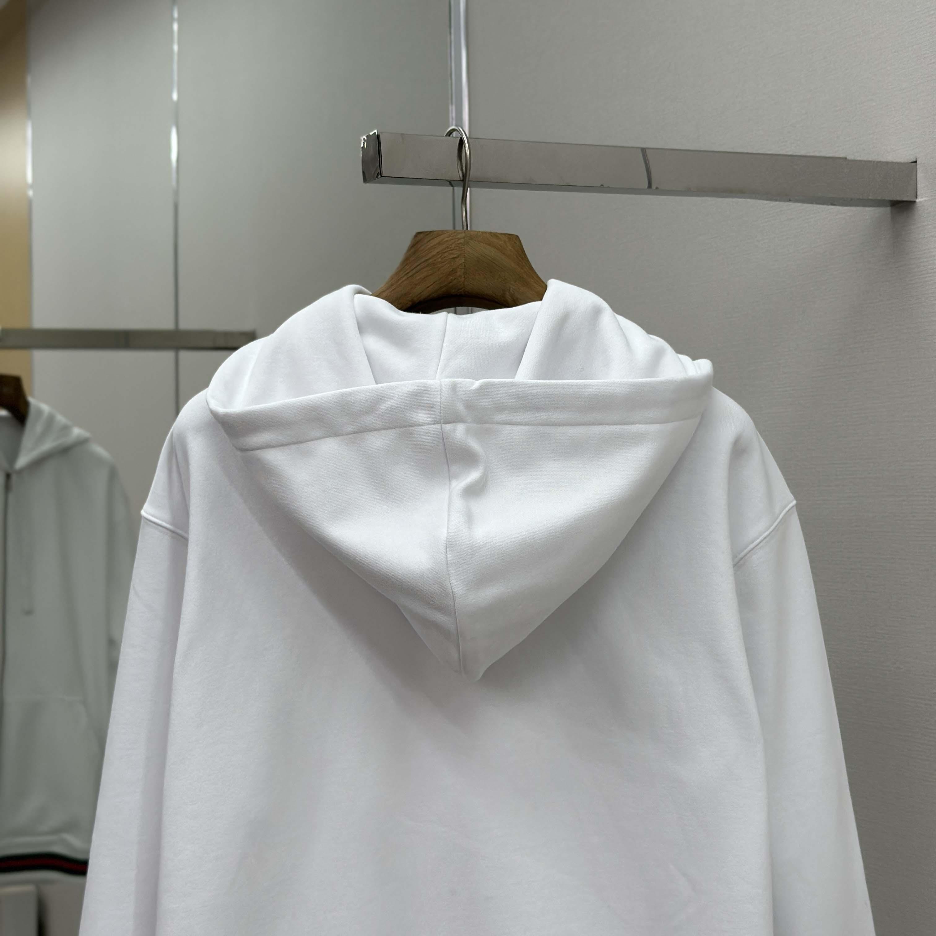 Gucci Cotton Jersey Sweatshirt With Web - DesignerGu