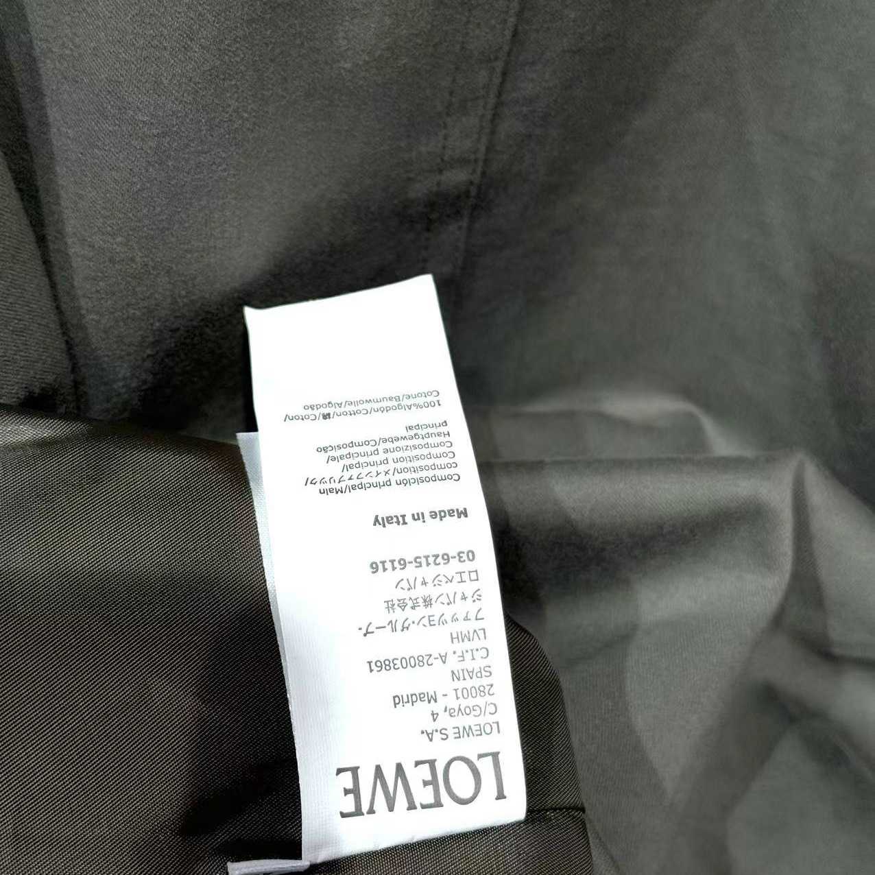 Loewe Belted Jacket In Cotton - DesignerGu