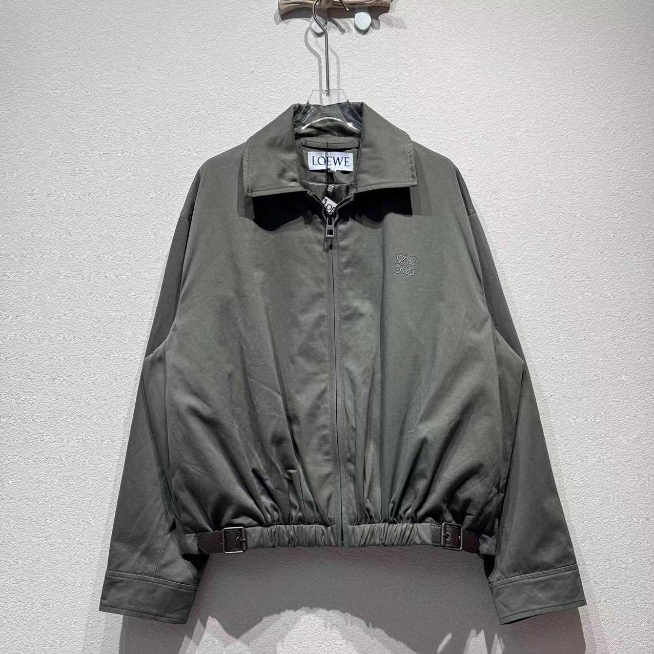 Loewe Belted Jacket In Cotton - DesignerGu