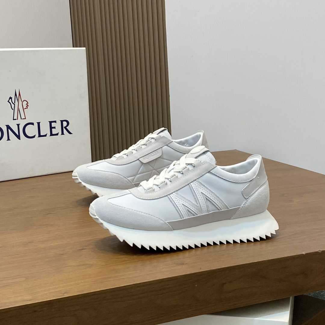 Moncler Pacey2 Suede & Nubuck Trainers - DesignerGu