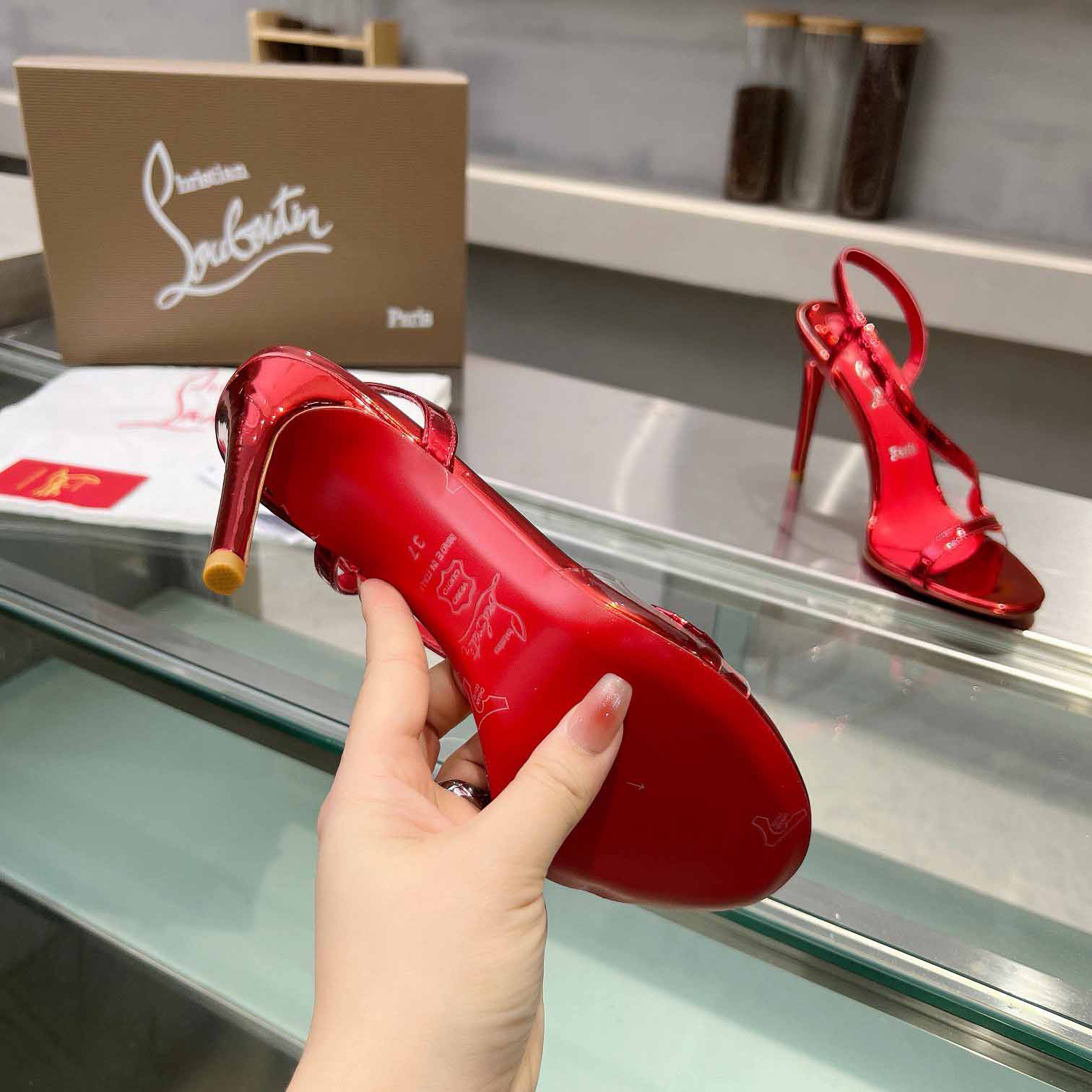 Christian Louboutin Rosalie 100 mm Sandals  - DesignerGu