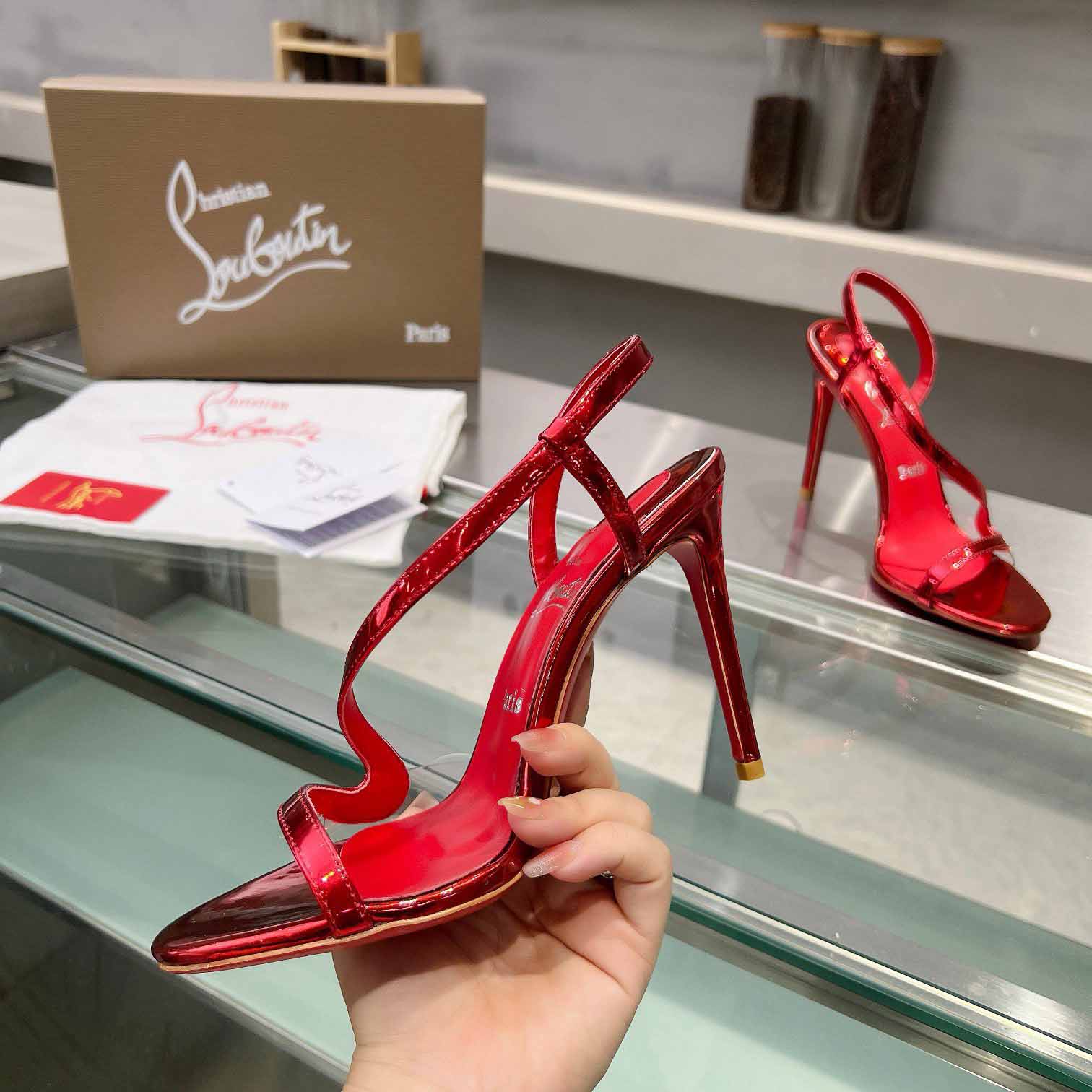 Christian Louboutin Rosalie 100 mm Sandals  - DesignerGu