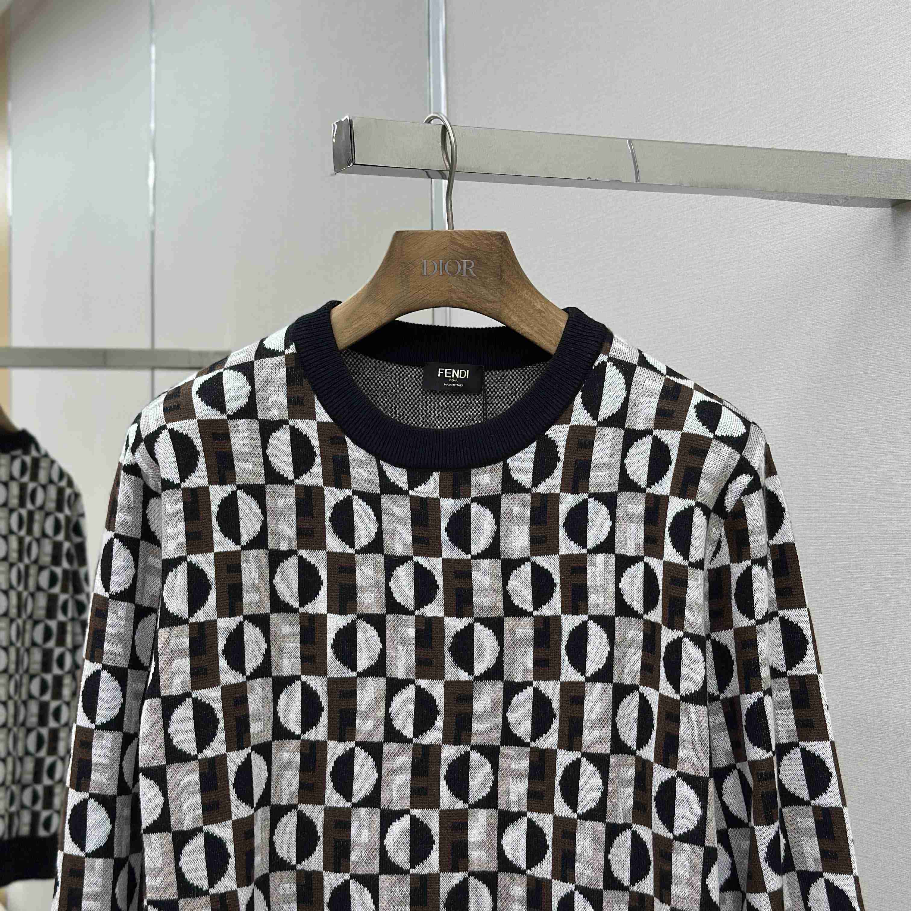 Fendi Multicolour Wool Jumper - DesignerGu