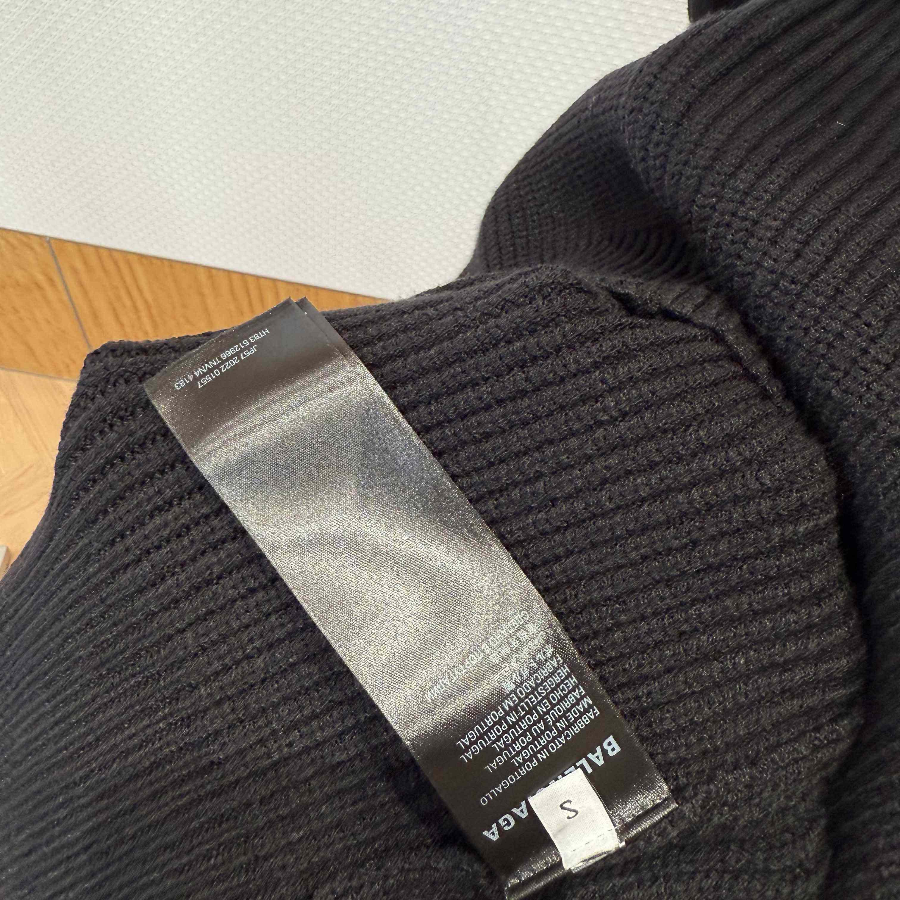 Balenciaga Logo-patch Stretch-wool Jumper - DesignerGu