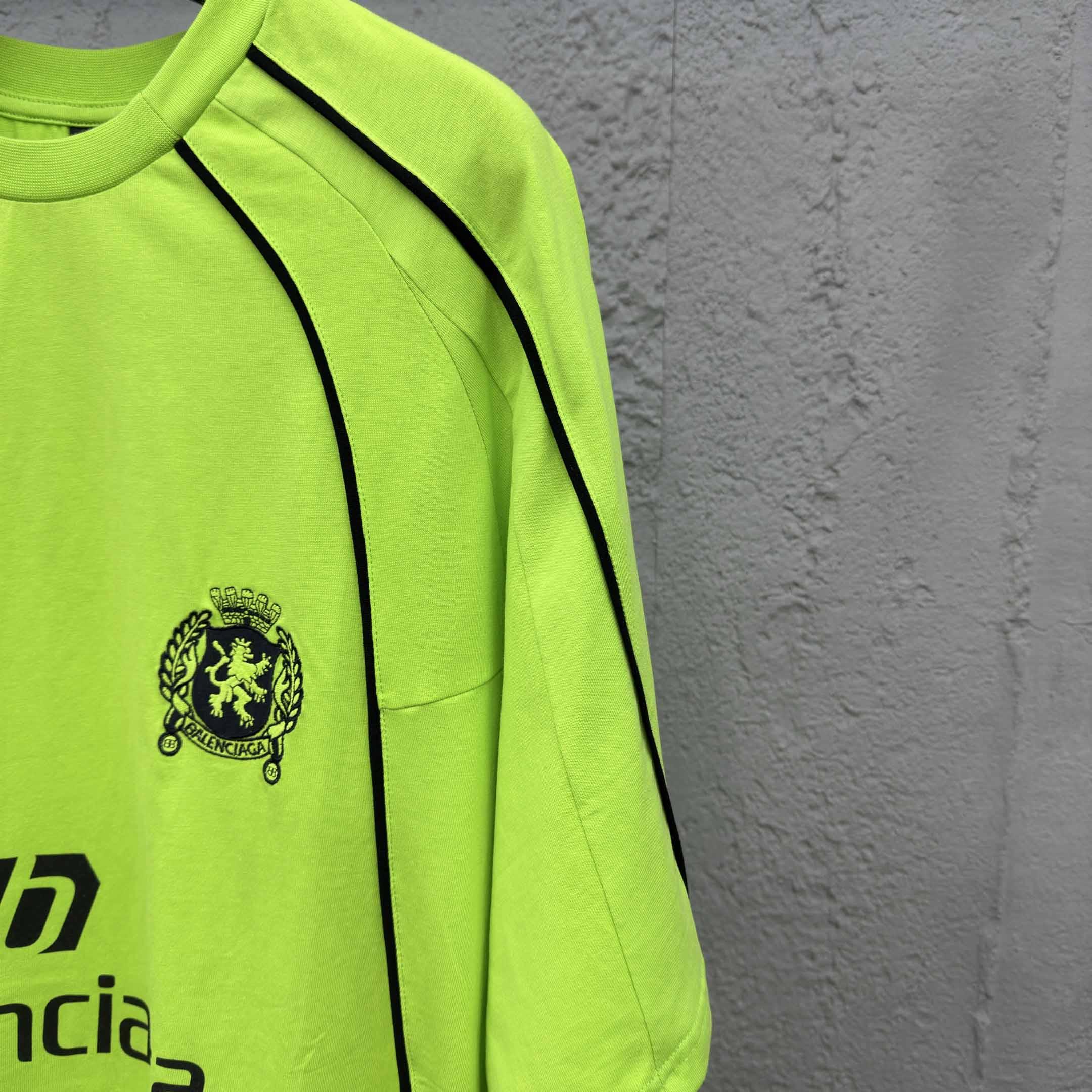 Balenciaga Paris Soccer T-Shirt Oversized  - DesignerGu