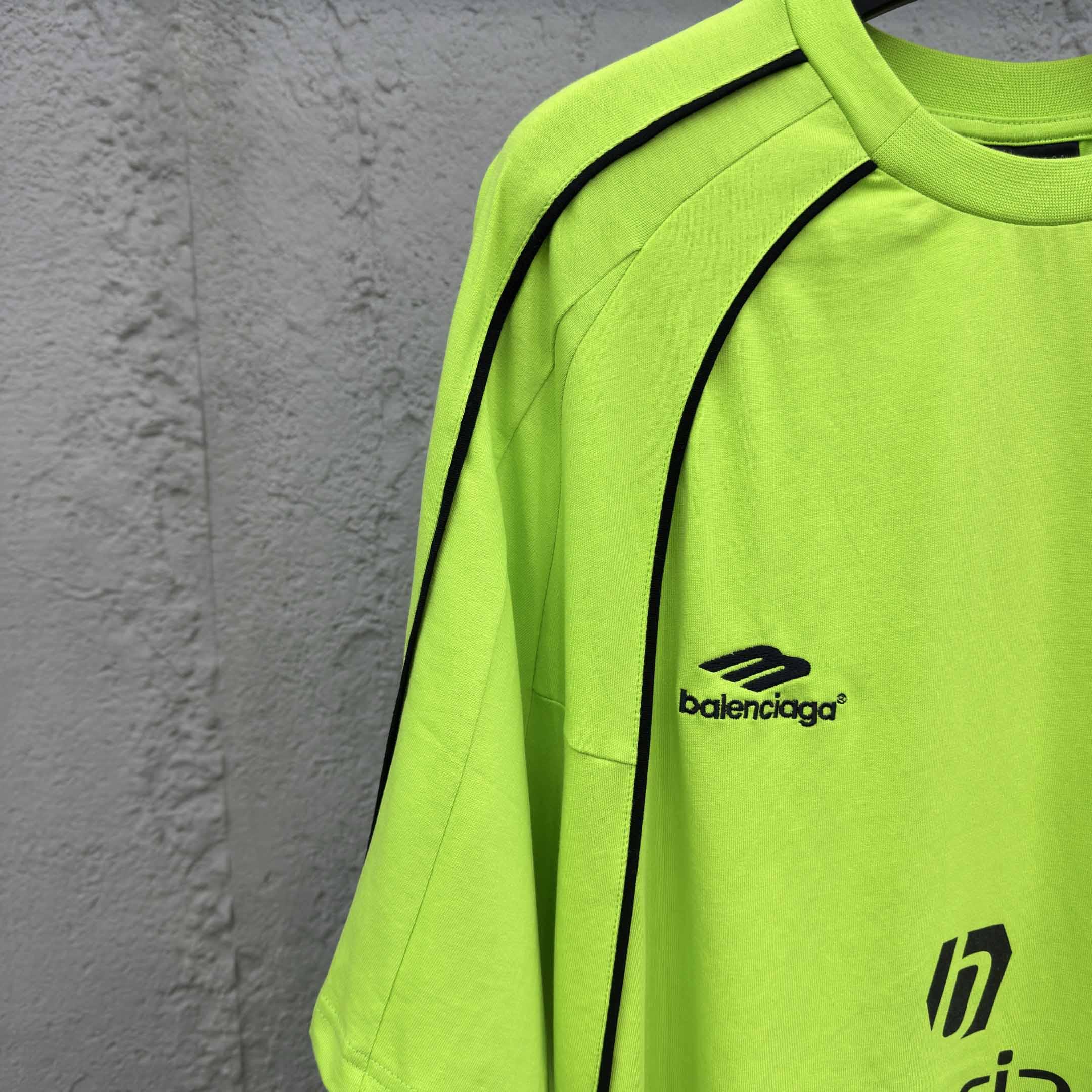 Balenciaga Paris Soccer T-Shirt Oversized  - DesignerGu