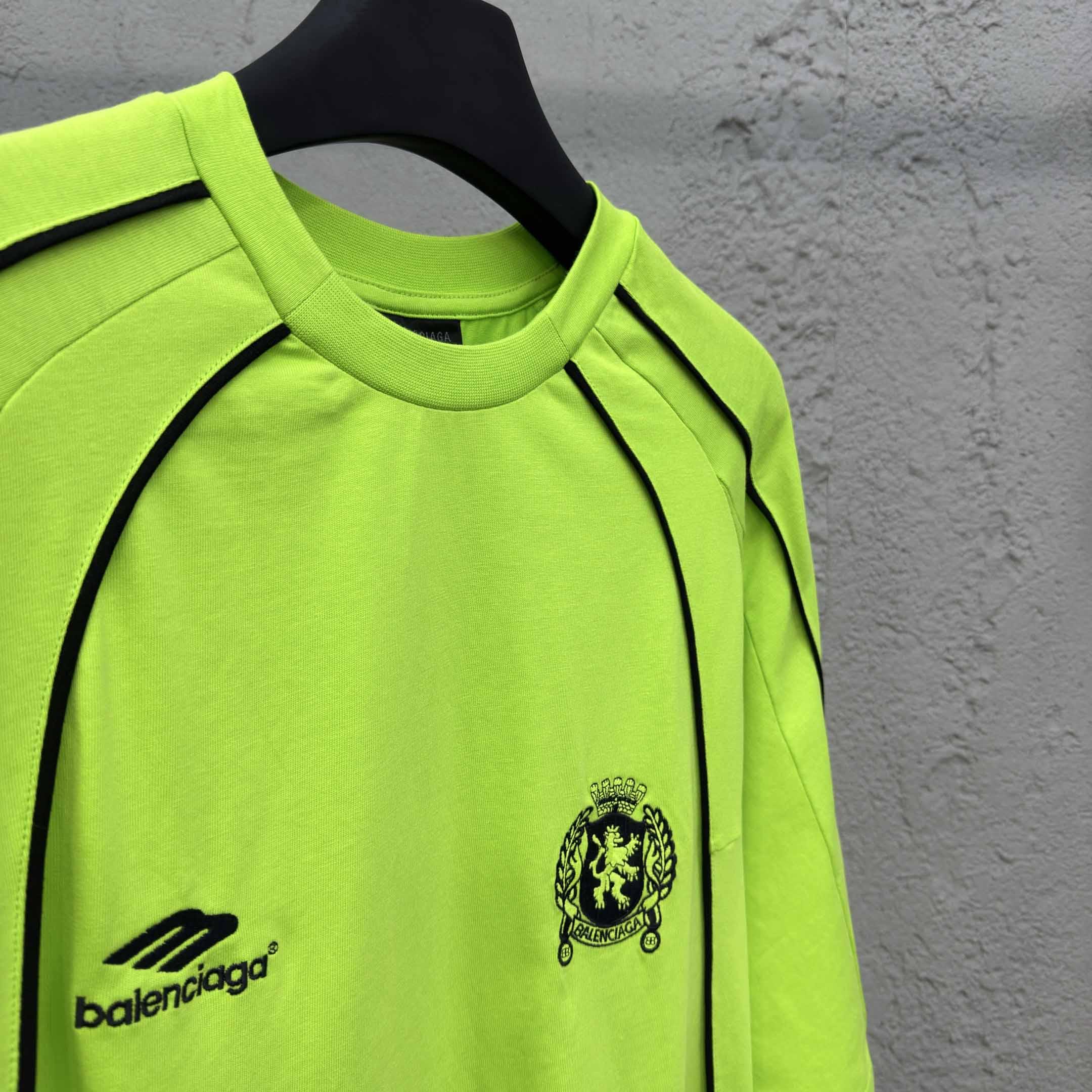 Balenciaga Paris Soccer T-Shirt Oversized  - DesignerGu