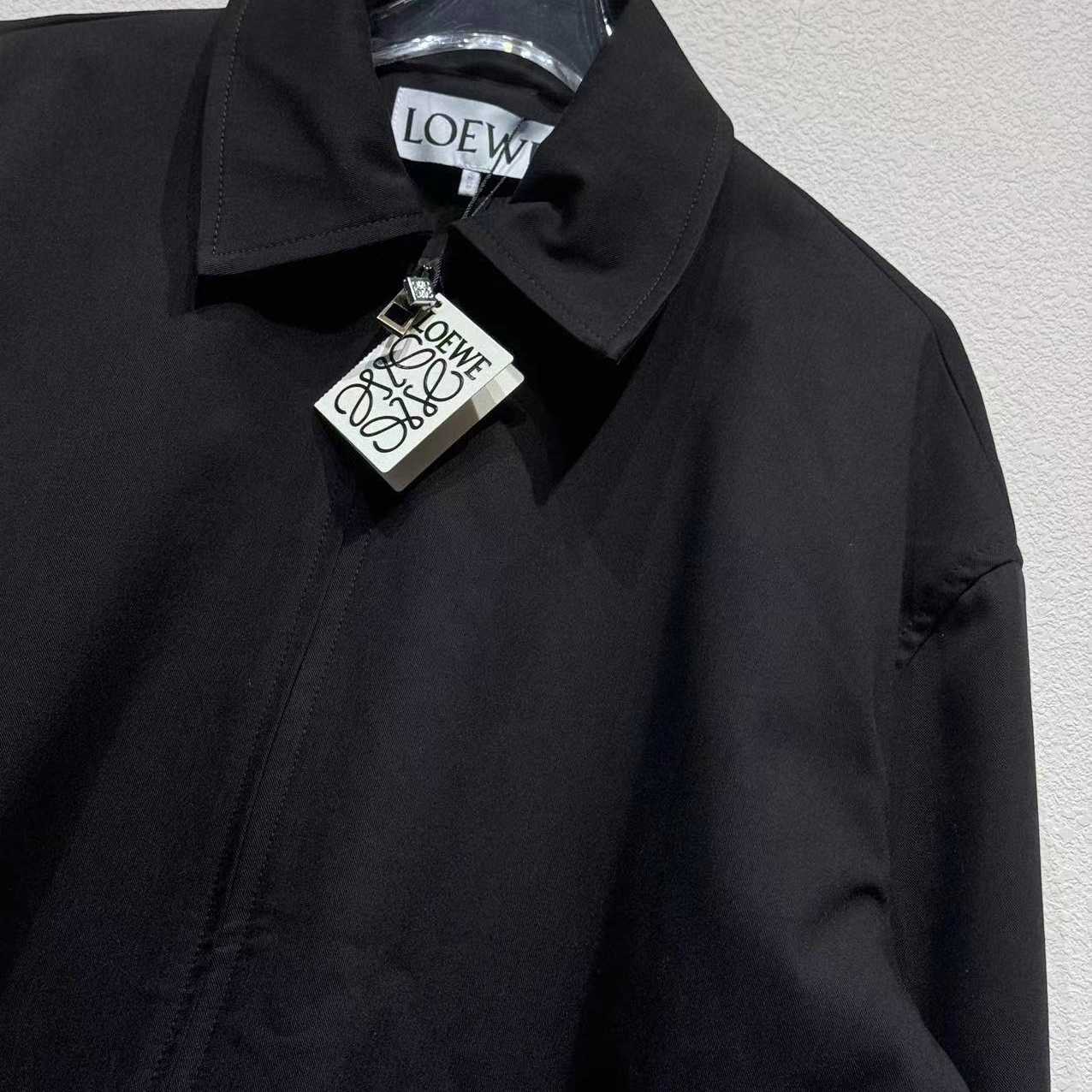 Loewe Draped Jacket In Cotton And Silk - DesignerGu