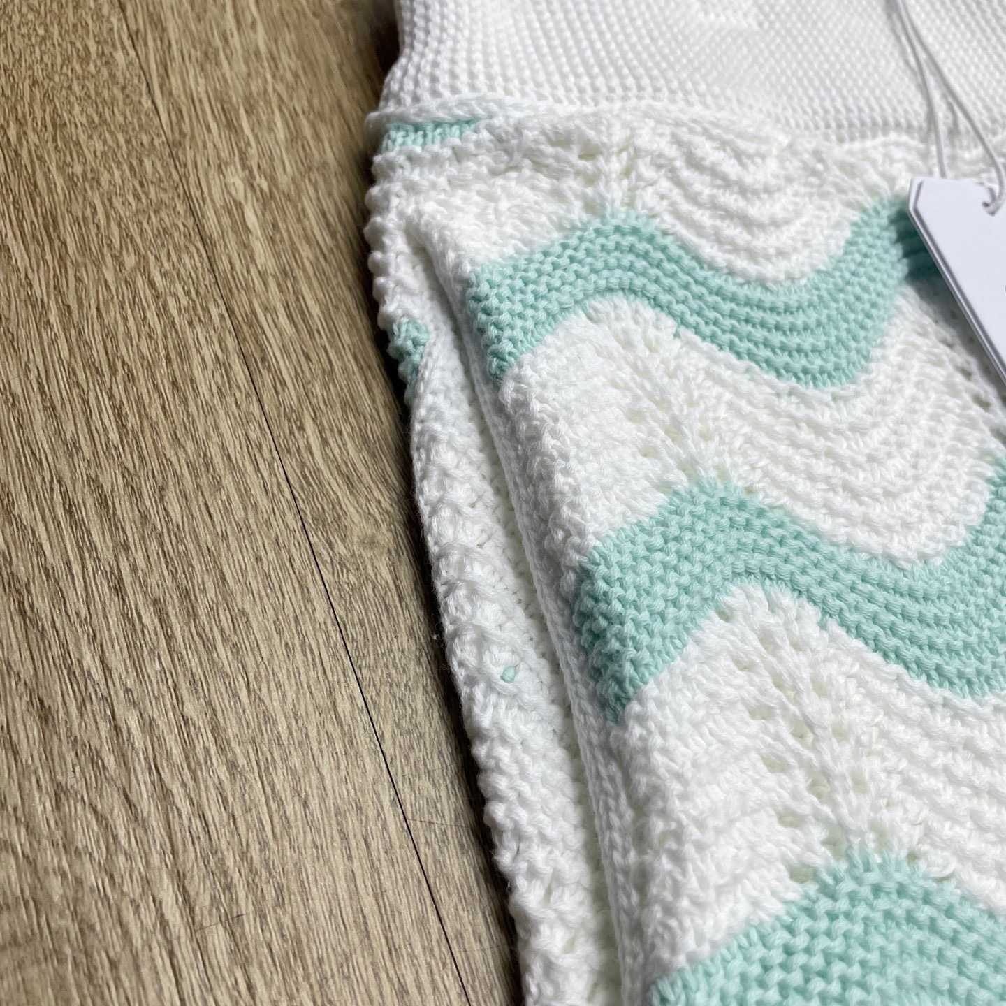 Casablanca Gradient Wave Cotton Crochet Shorts   D0111 - DesignerGu