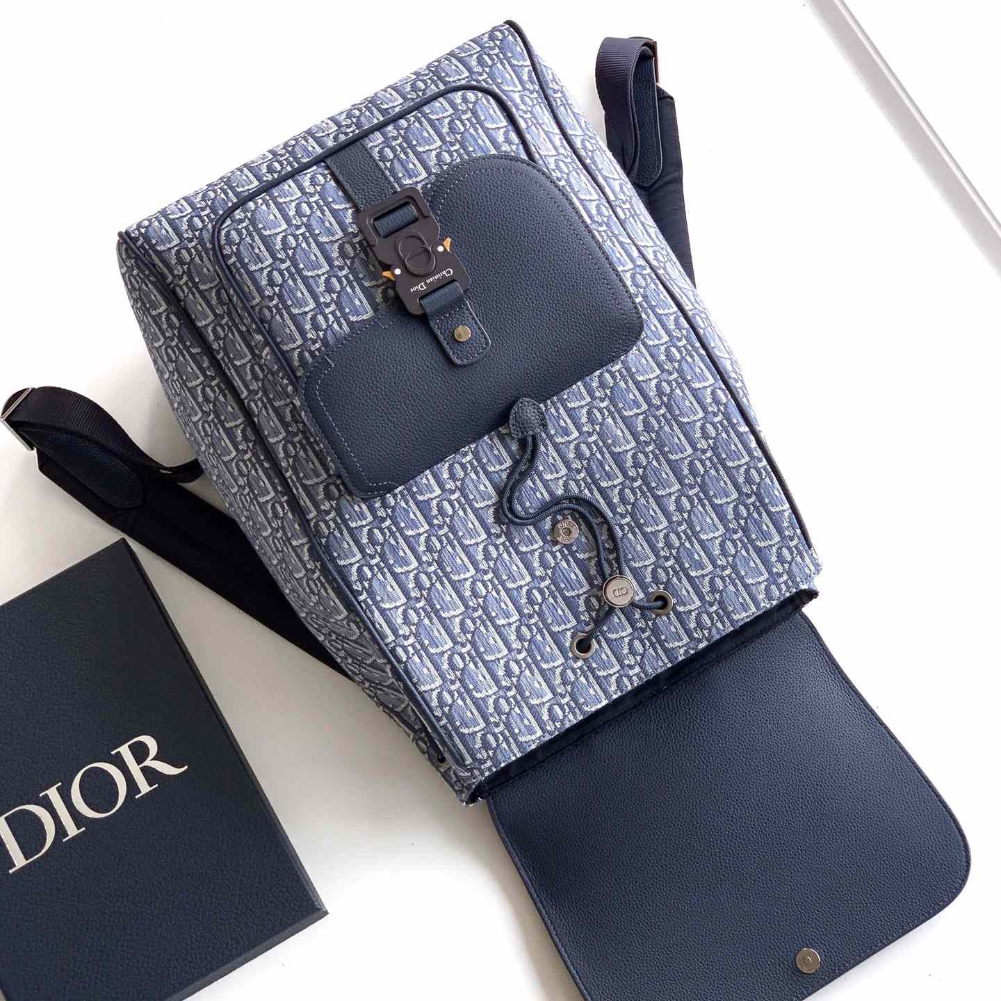 Dior Saddle Backpack With Flap  - DesignerGu