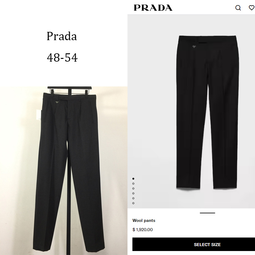 Prada Wool Pants - DesignerGu