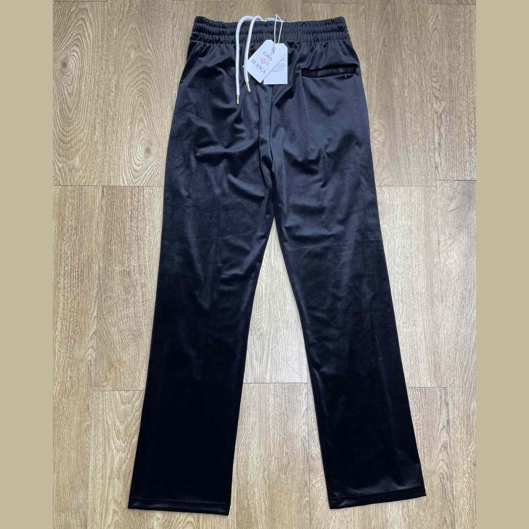 Casablanca Side-stripe Velour Track Pants   c1075 - DesignerGu