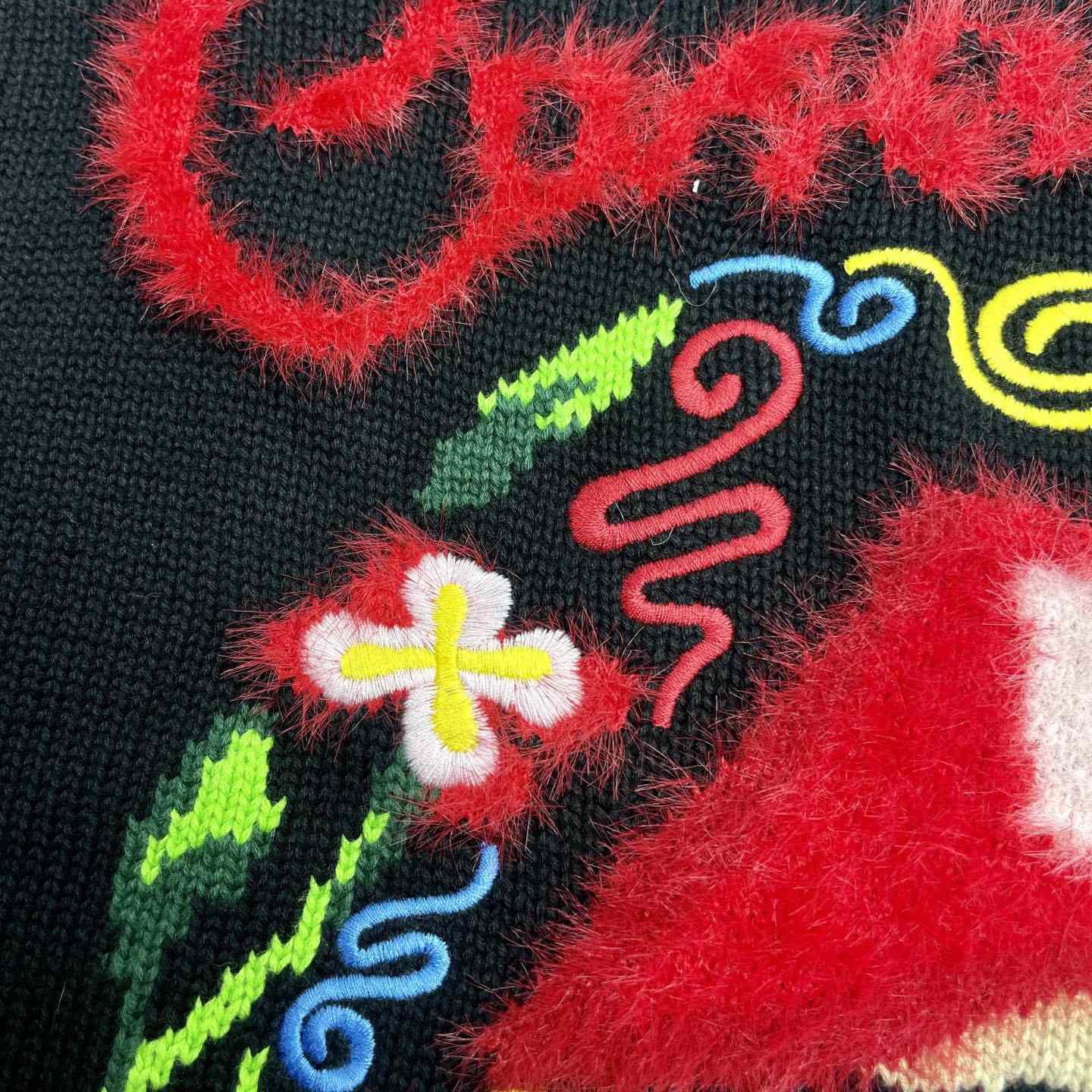 Casablanca Cotton Embroidered Mushroom Jumper  D0113 - DesignerGu