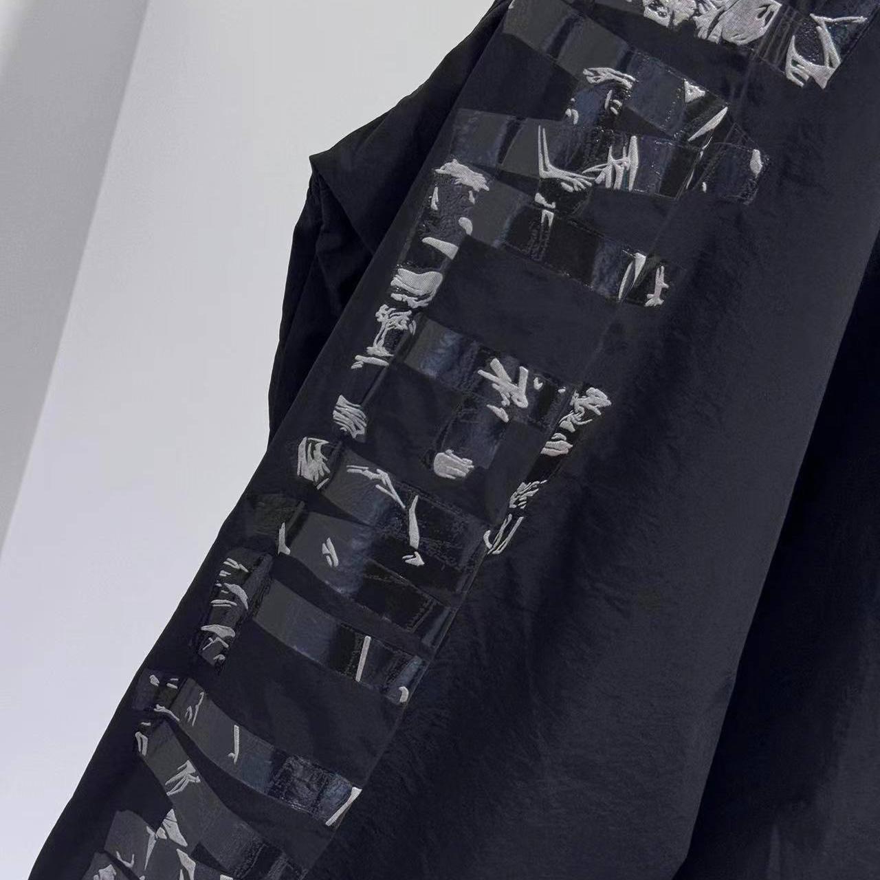 Balenciaga Tracksuit Jacket Medium Fit In Black  - DesignerGu