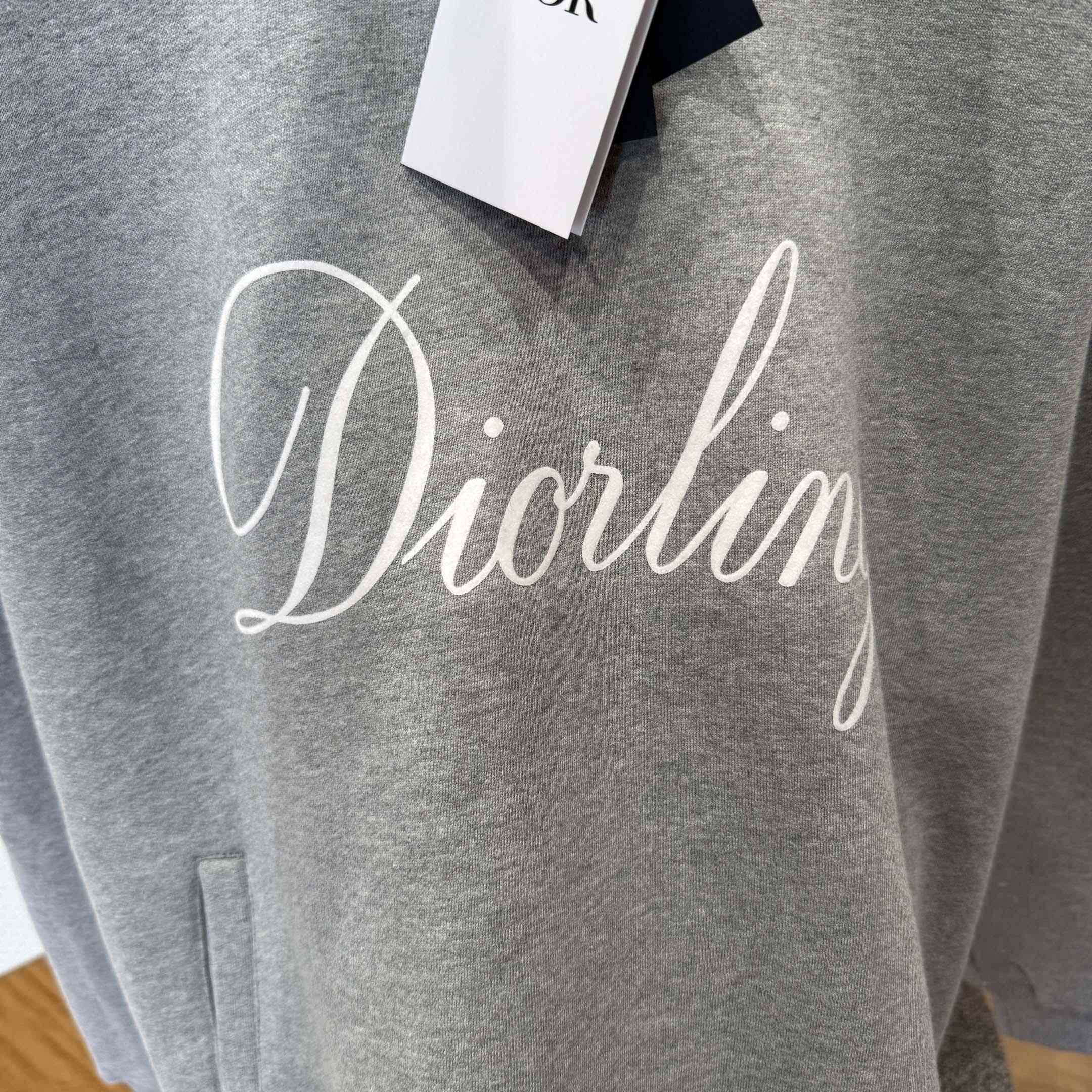 Dior Diorling Sweatshirt with Zipped Collar - DesignerGu