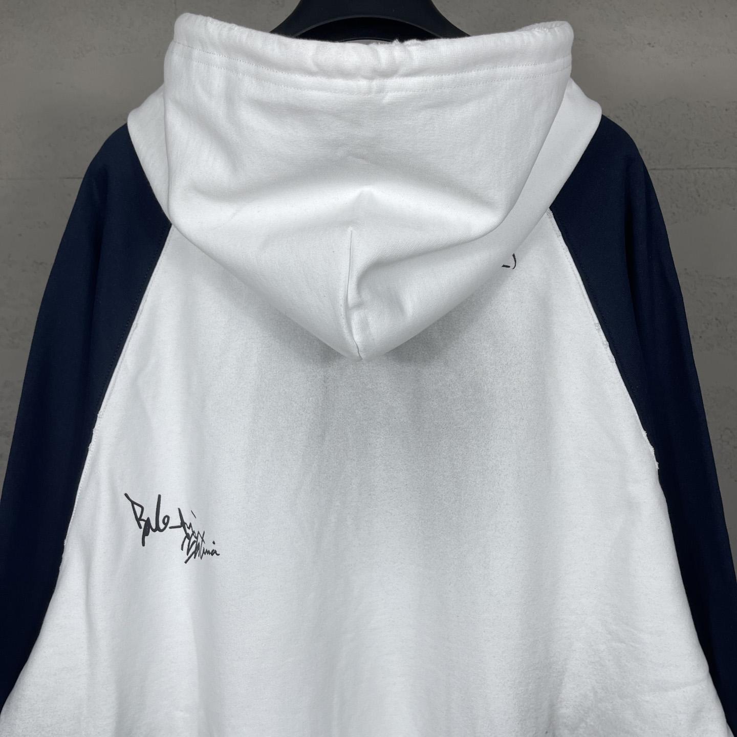 Balenciaga Banana Raglan Oversized Zip-Up Hoodie  - DesignerGu