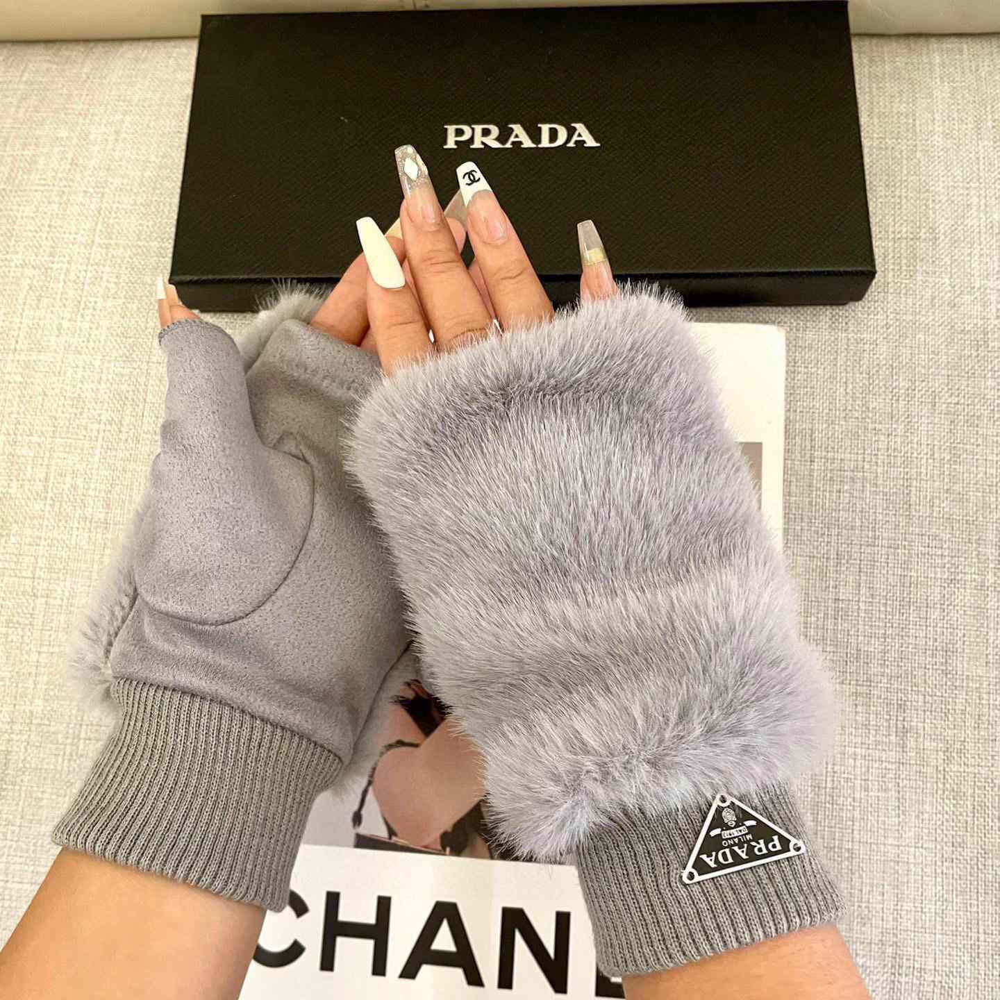 Prada Women's Gloves  - DesignerGu