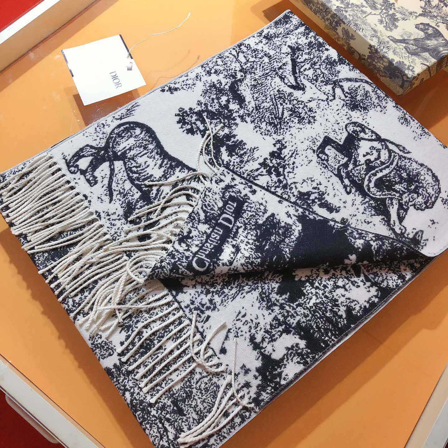 Dior Toile de Jouy Sauvage Scarf - DesignerGu