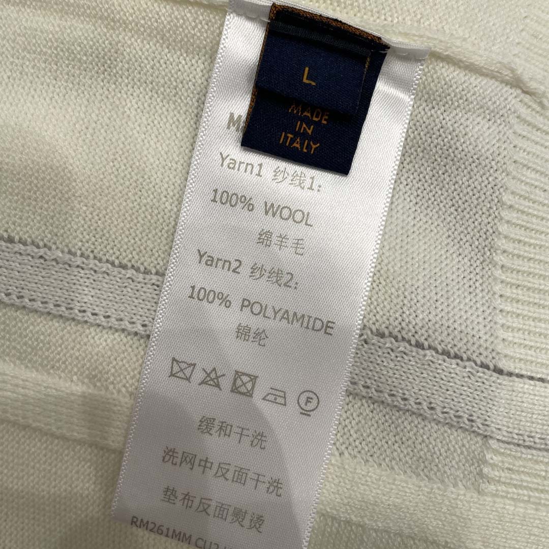 Louis Vuitton Graphic Knitted Crewneck    1AJBW1 - DesignerGu