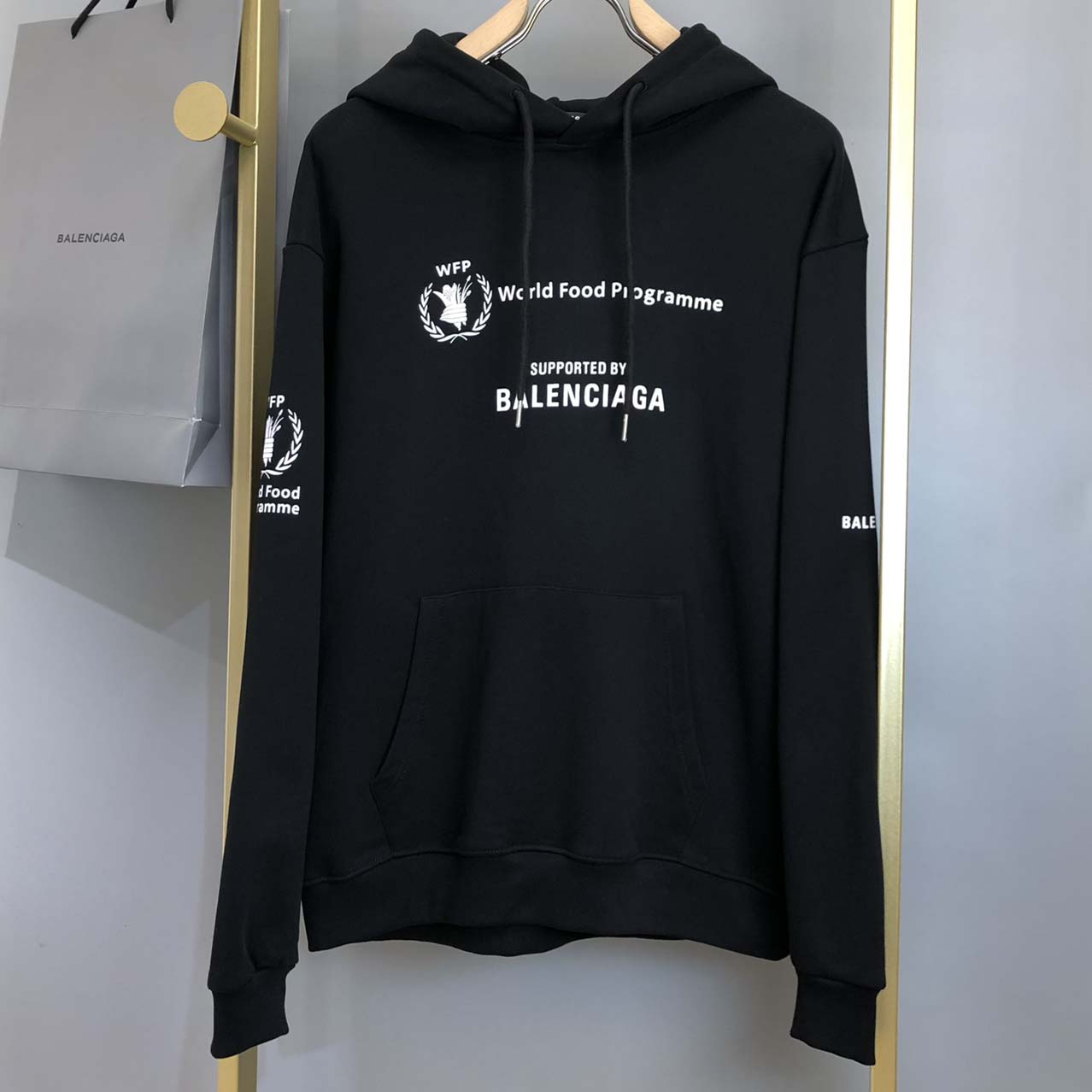 Balenciaga WFP Food Alphabet Hoodie - DesignerGu