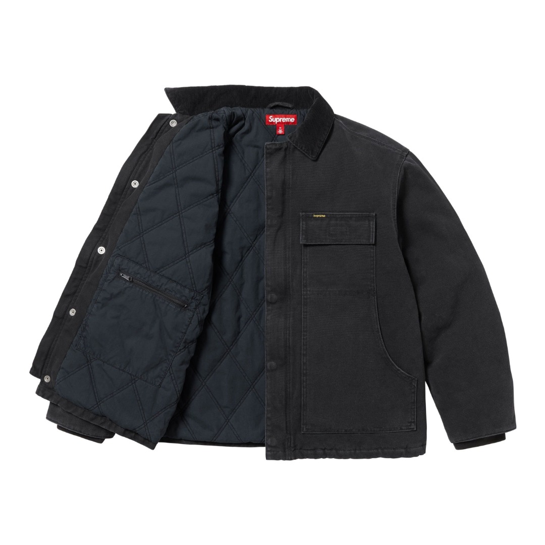 Supreme Old English Canvas Work Jacket - DesignerGu