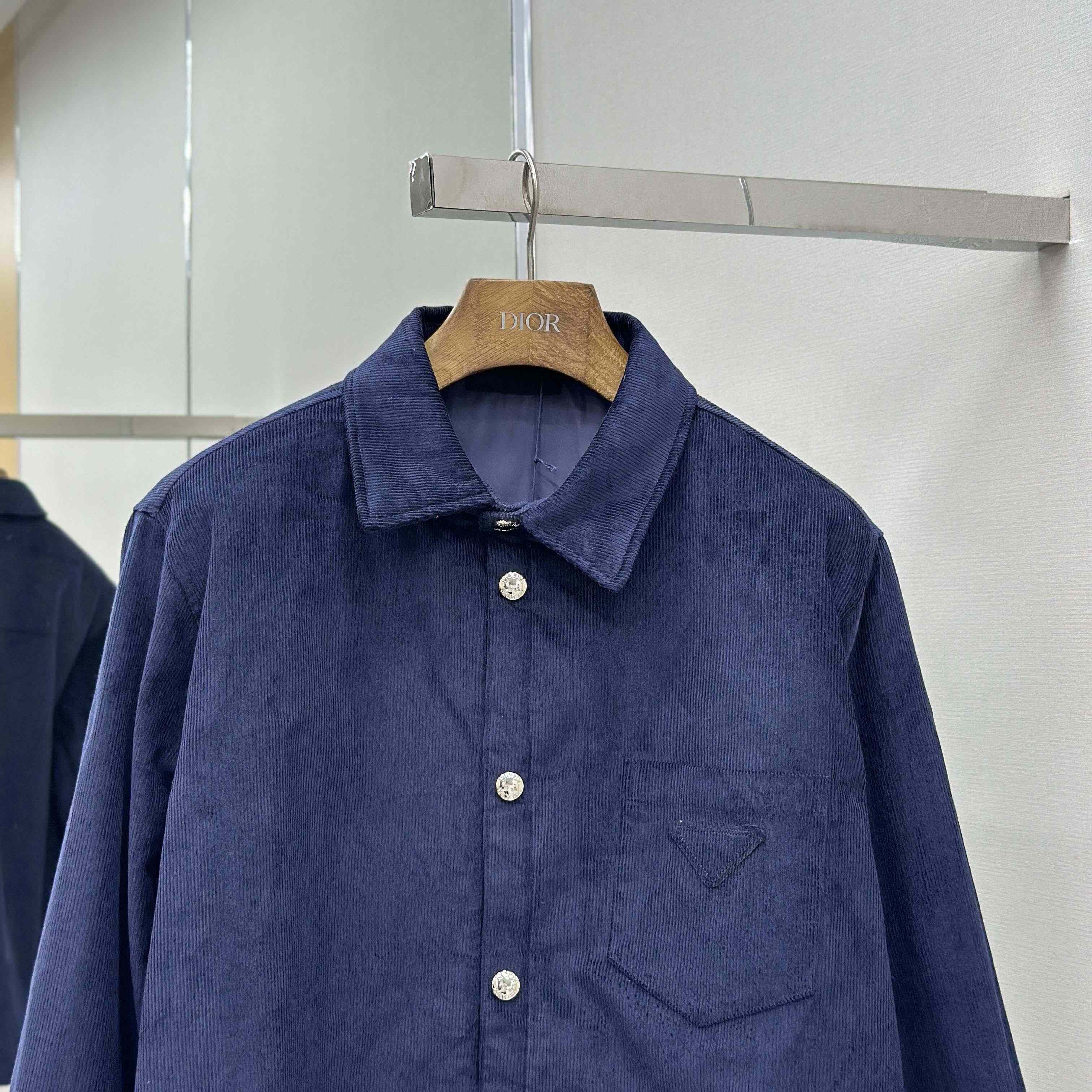 Prada Corduroy Shirt - DesignerGu