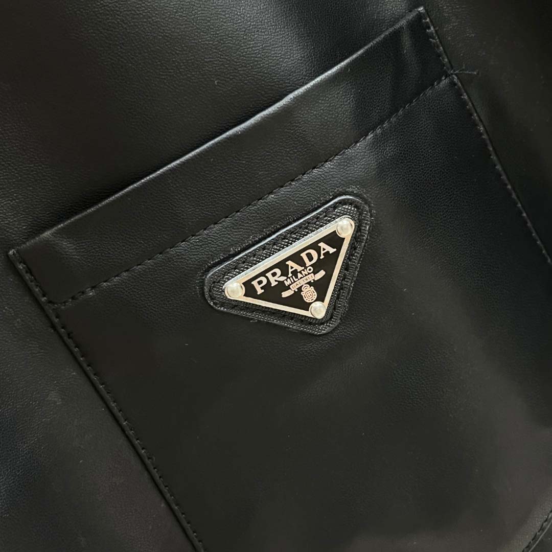 Prada Nappa Leather Shirt - DesignerGu