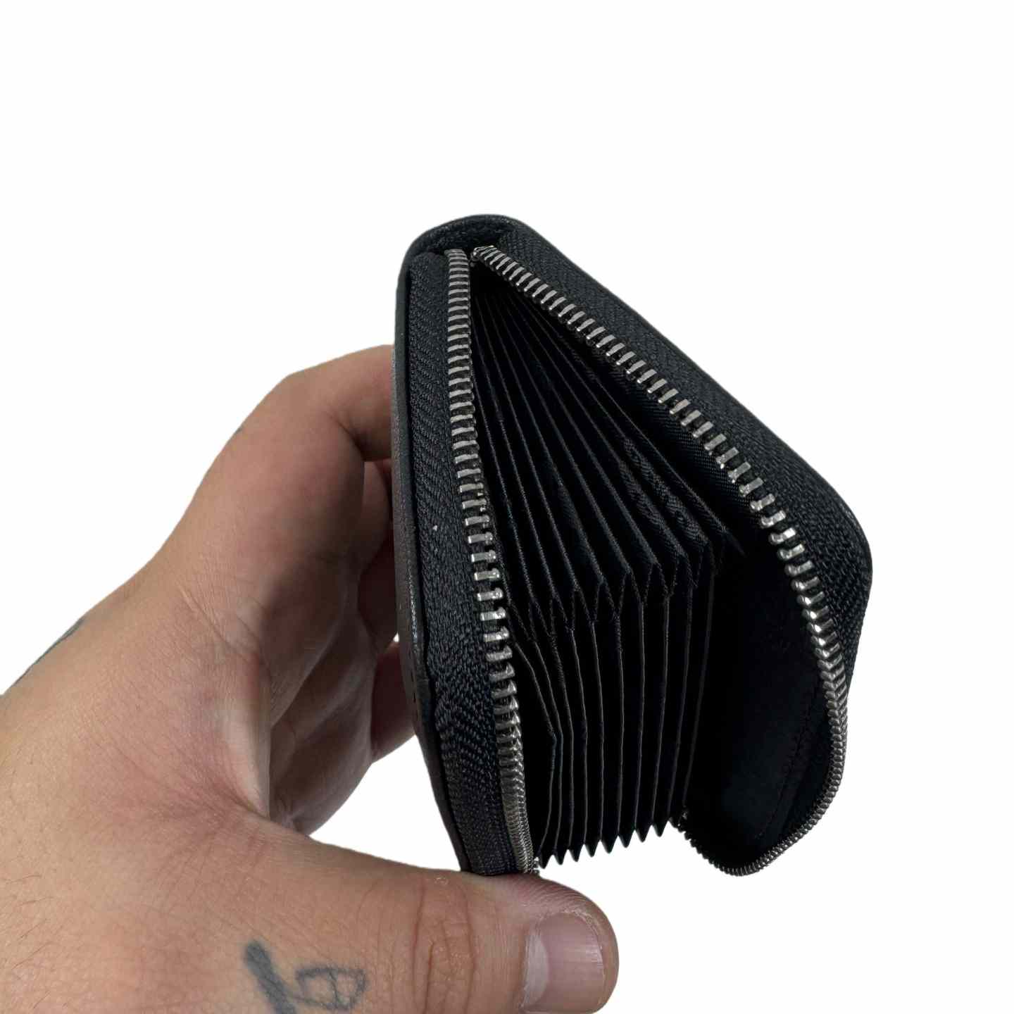 Chrome Heart Leather Cross Wallet - DesignerGu