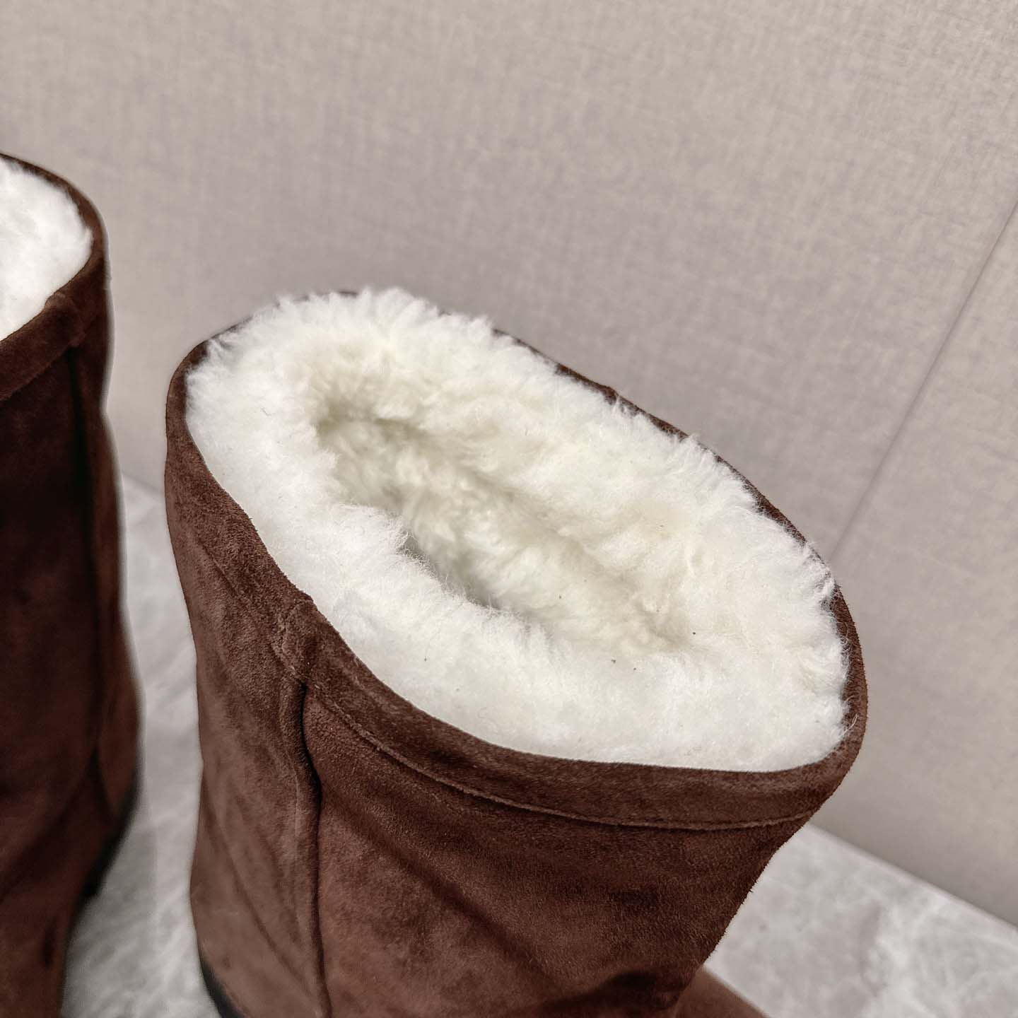 Balenciaga Alaska Fur High Boots - DesignerGu