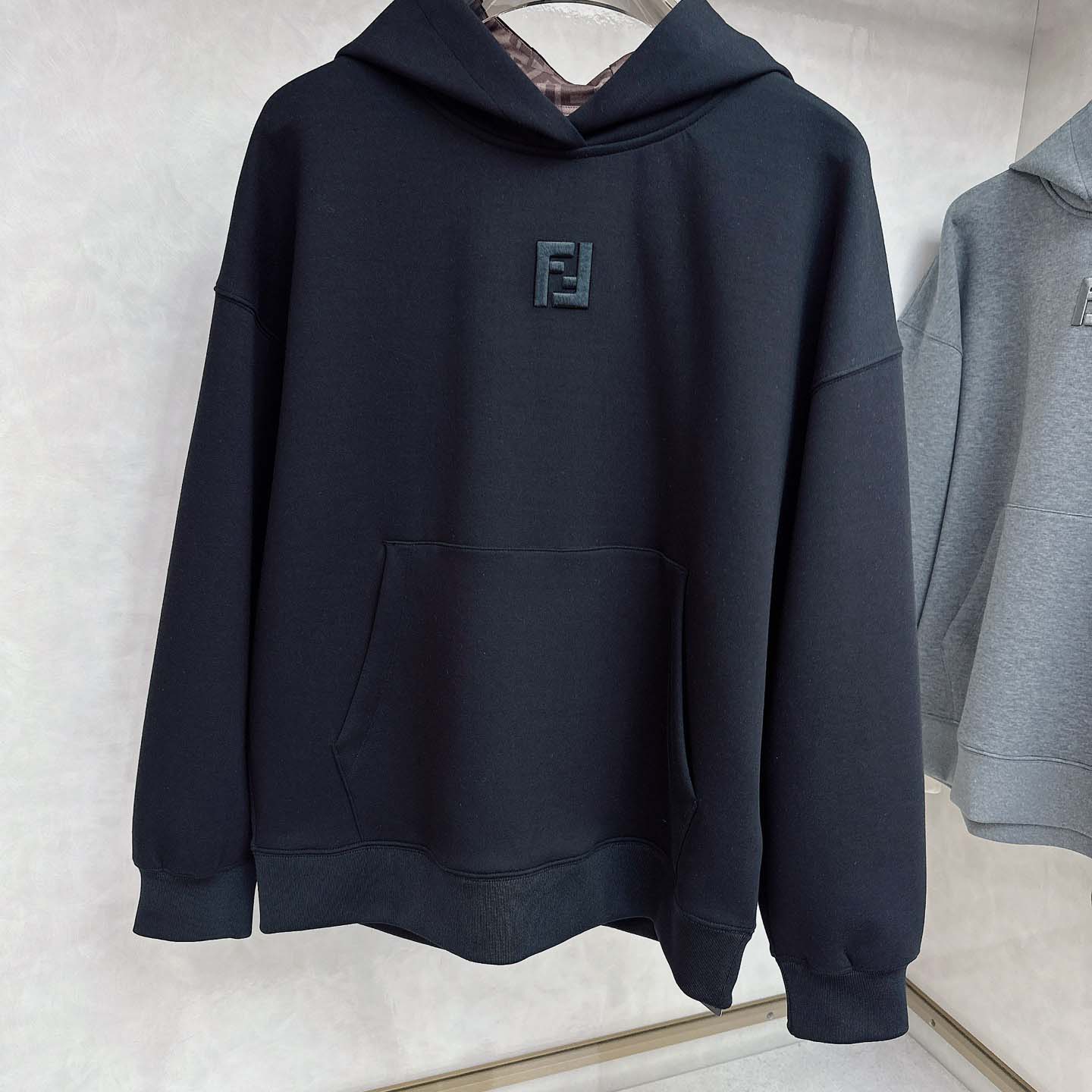 Fendi Black Cotton Sweatshirt - DesignerGu
