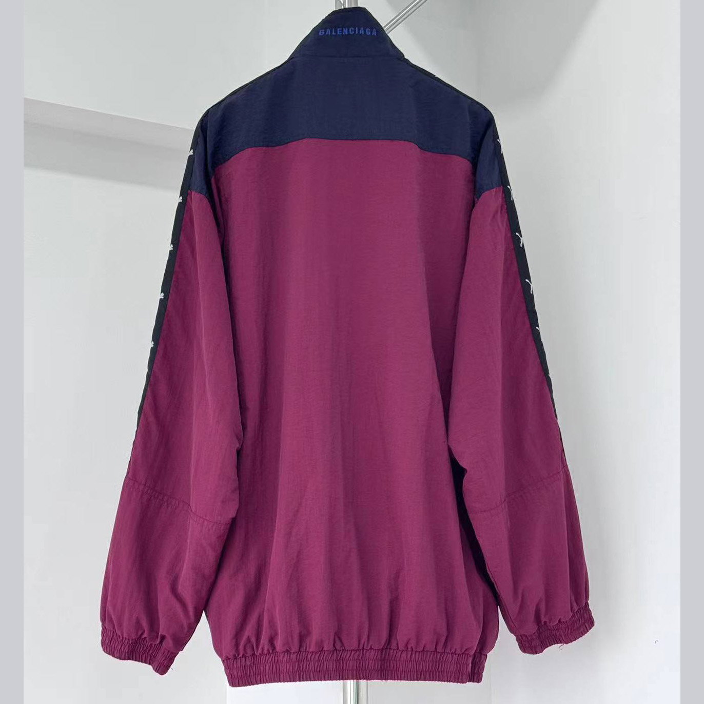 Balenciaga I PUMA Tracksuit Jacket in burgundy - DesignerGu