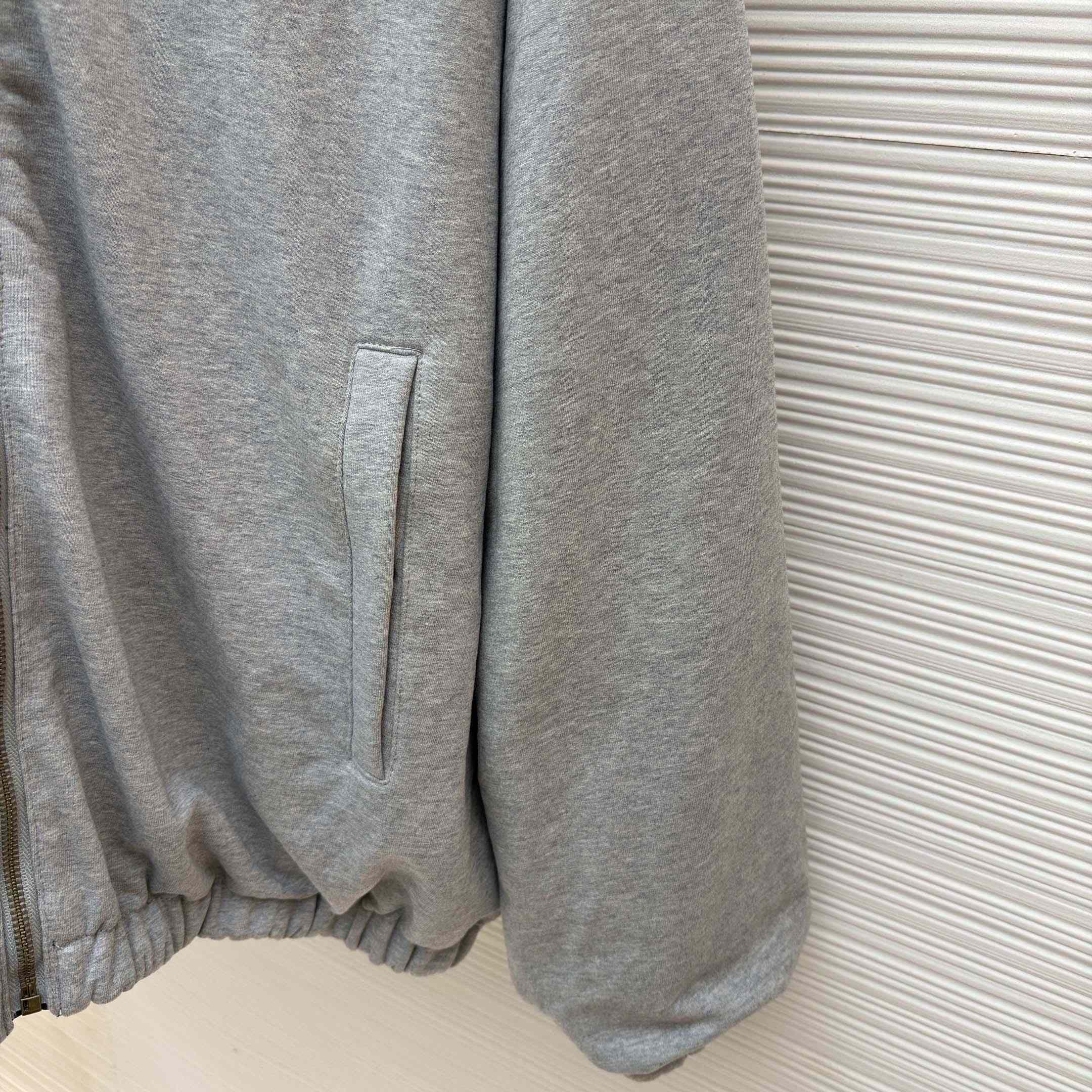 Balenciaga Navy Blue Reversible Jacket With Hood - DesignerGu