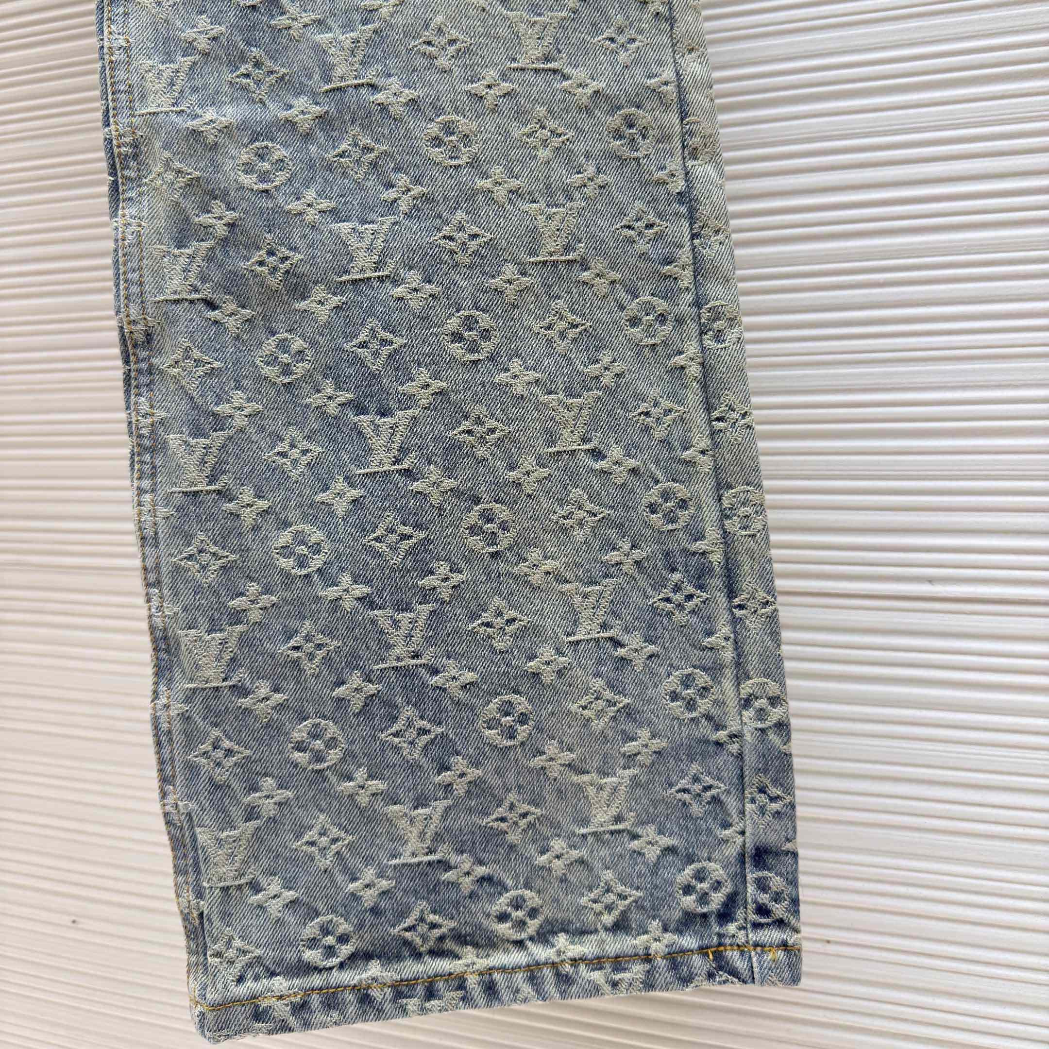 Louis Vuitton Baggy Denim Pants - DesignerGu