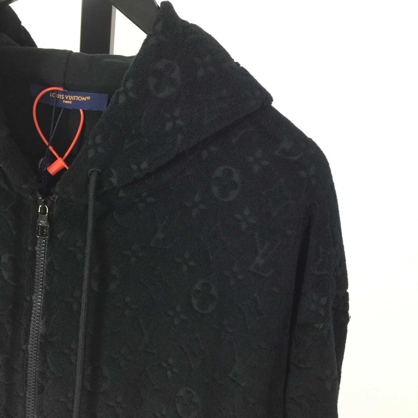 Louis Vuitton Monogram Terry Zip-Through Hoodie   1AGMF2 - DesignerGu