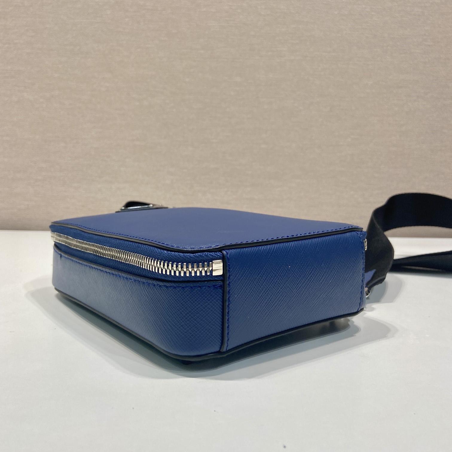 Prada Brique Saffiano Leather Bag - DesignerGu