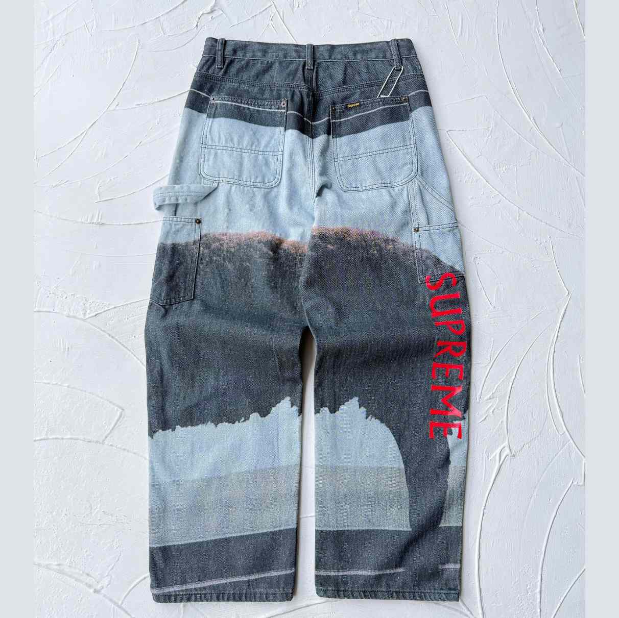 Supreme x Damien Hirst Painter Jean 'Black' - DesignerGu