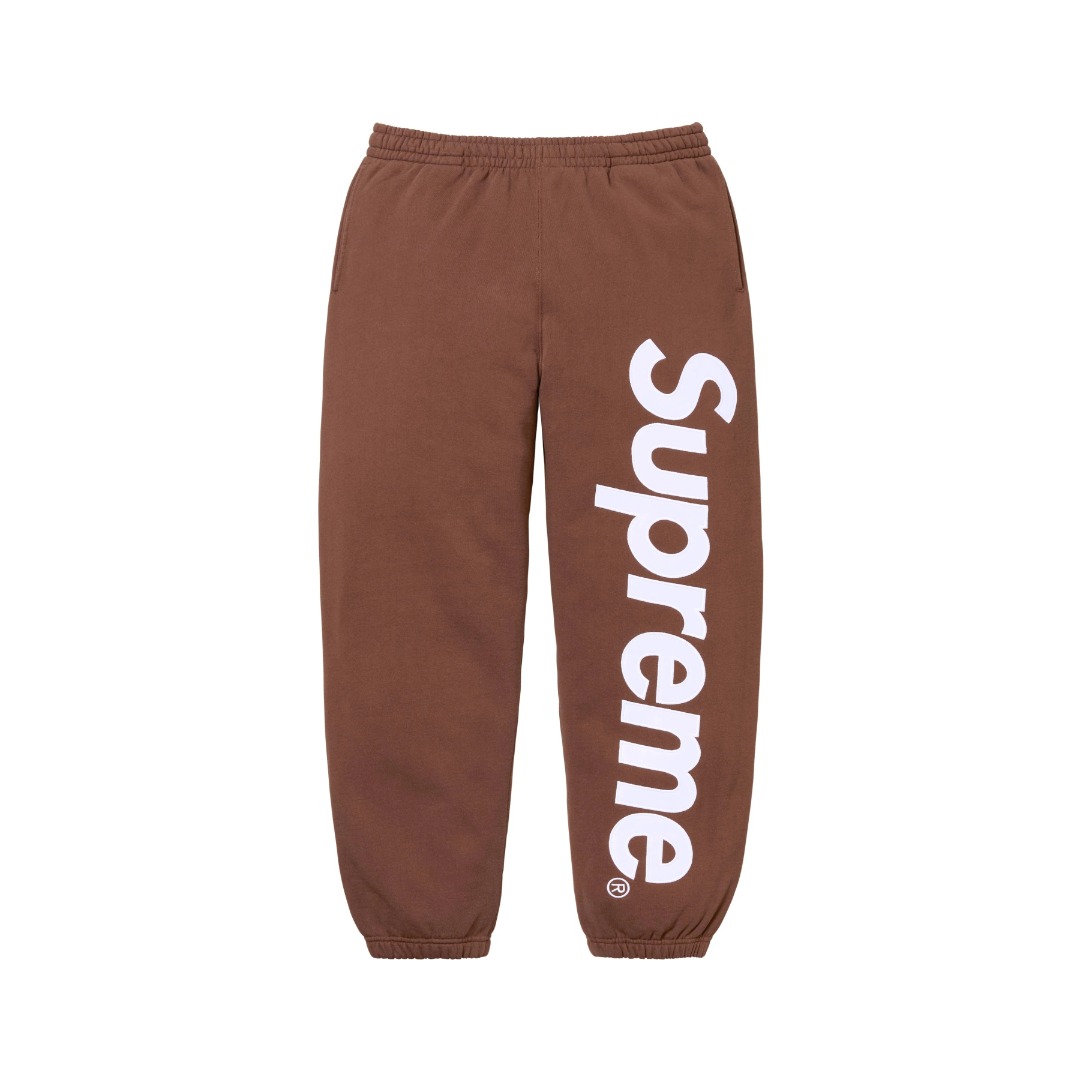 Supreme Satin Appliqué Sweatpant - DesignerGu