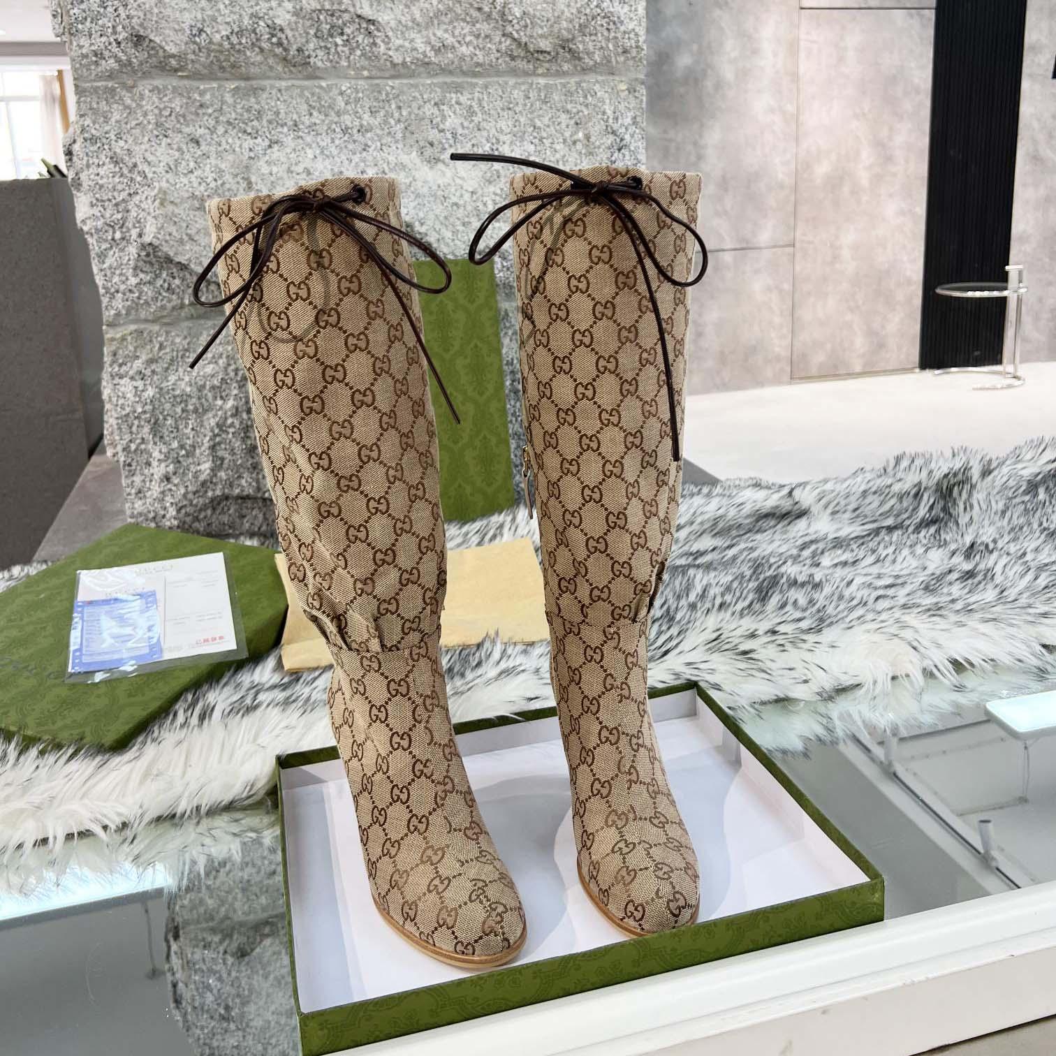 Gucci Knee High Boots - DesignerGu