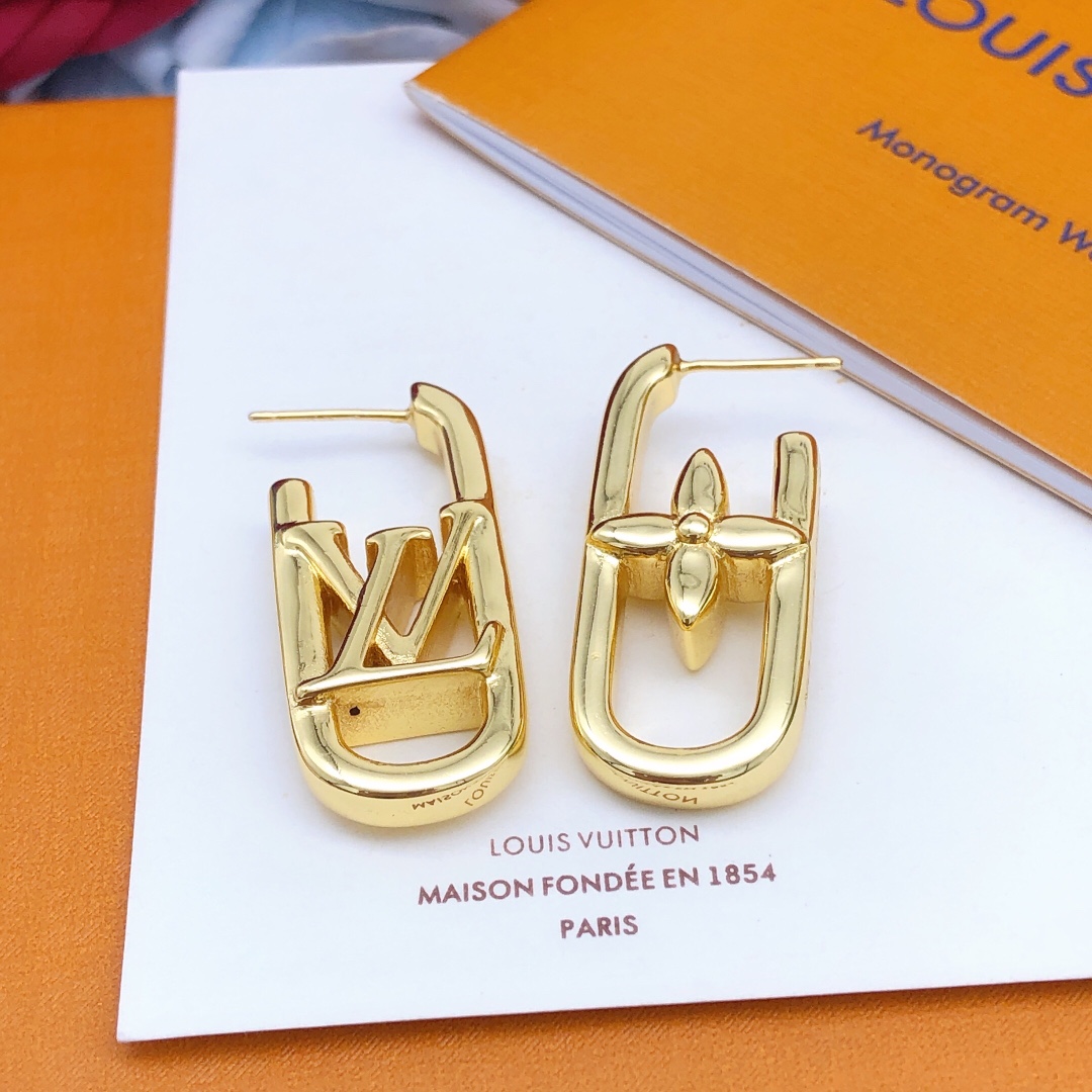 Louis Vuitton My LV Chain Earrings S00 - DesignerGu
