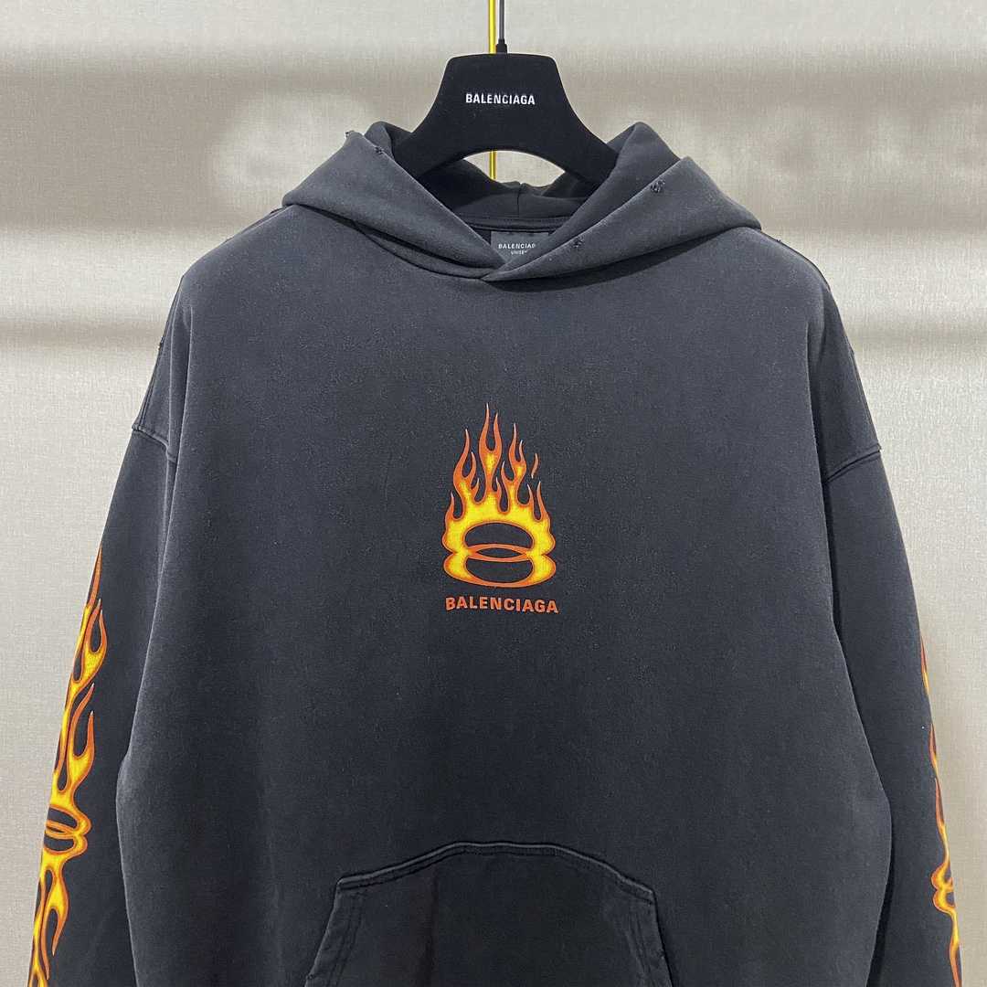 Balenciaga Cotton Hoodie - DesignerGu
