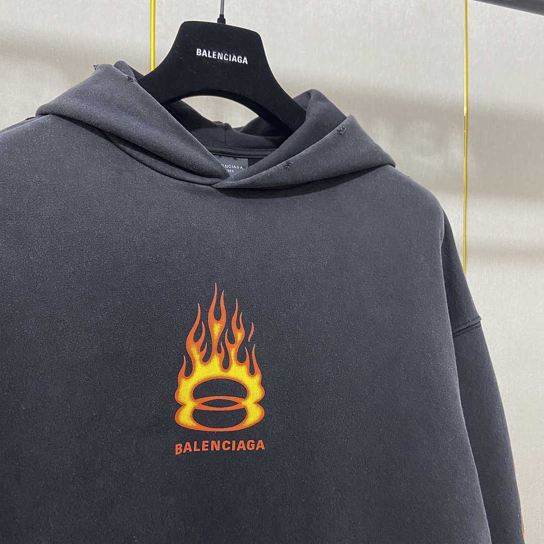 Balenciaga Cotton Hoodie - DesignerGu